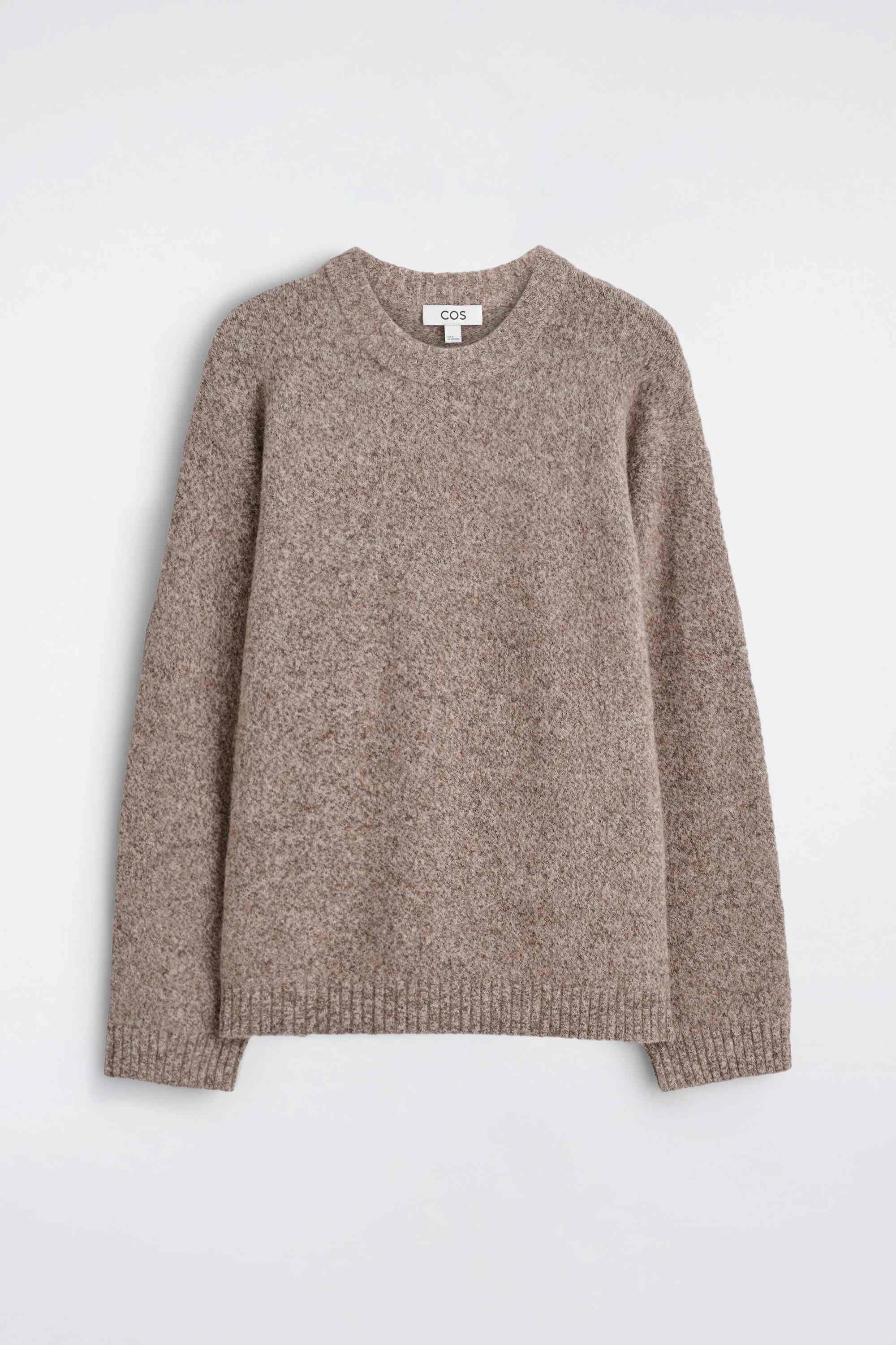 OVERSIZED ALPACA-BLEND CREW-NECK JUMPER