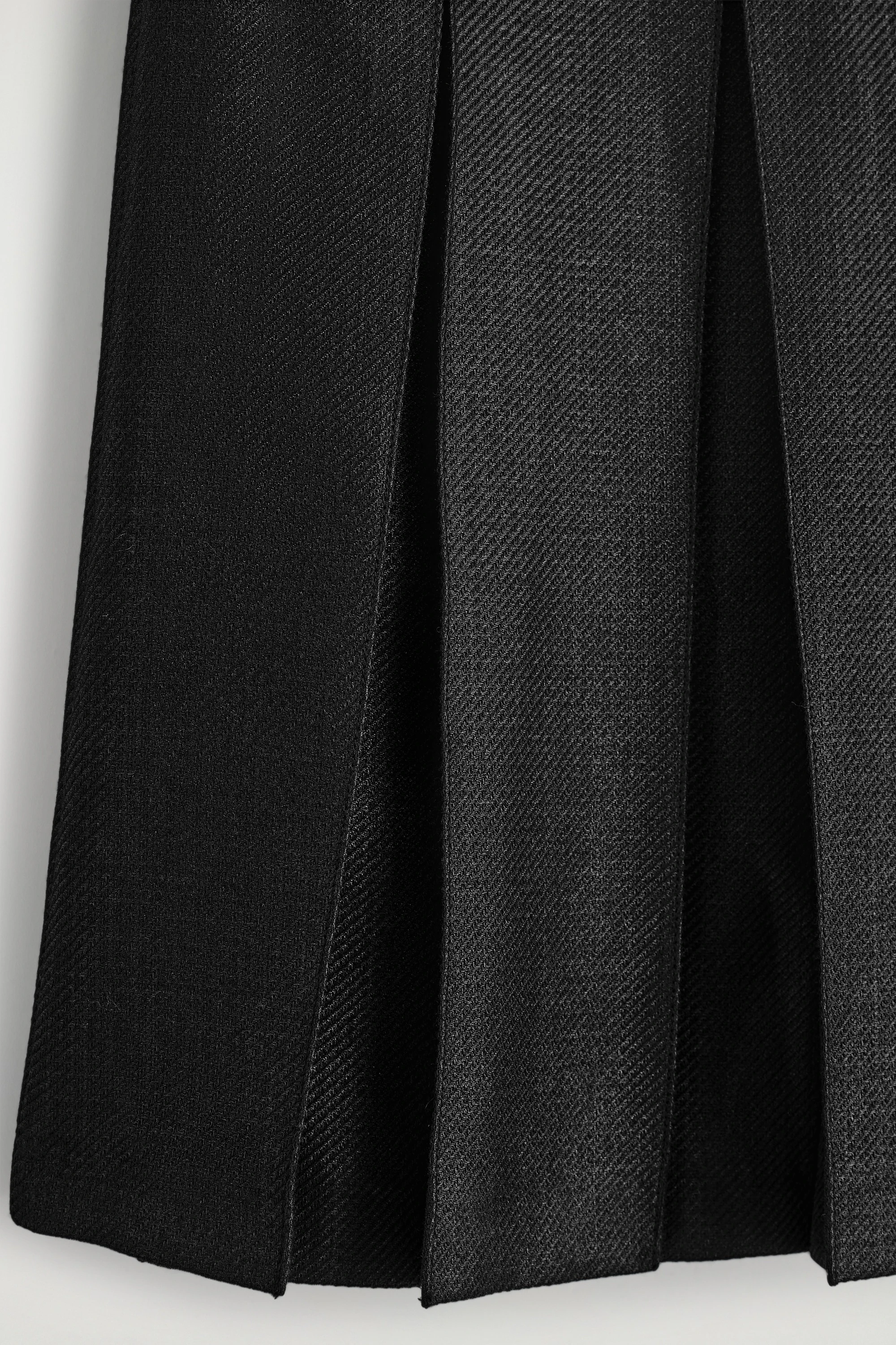 PLEATED WOOL-BLEND SKIRT - 2