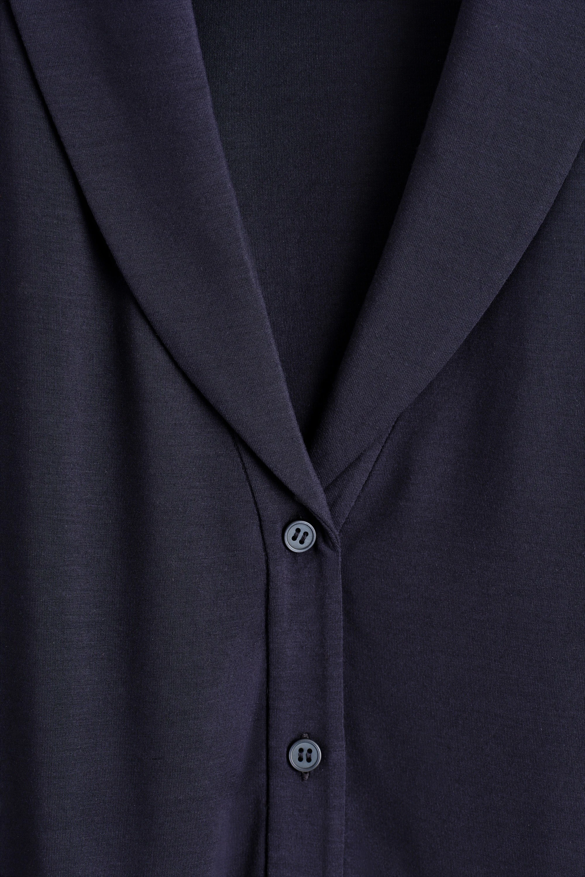 SHAWL-COLLAR JERSEY CARDIGAN