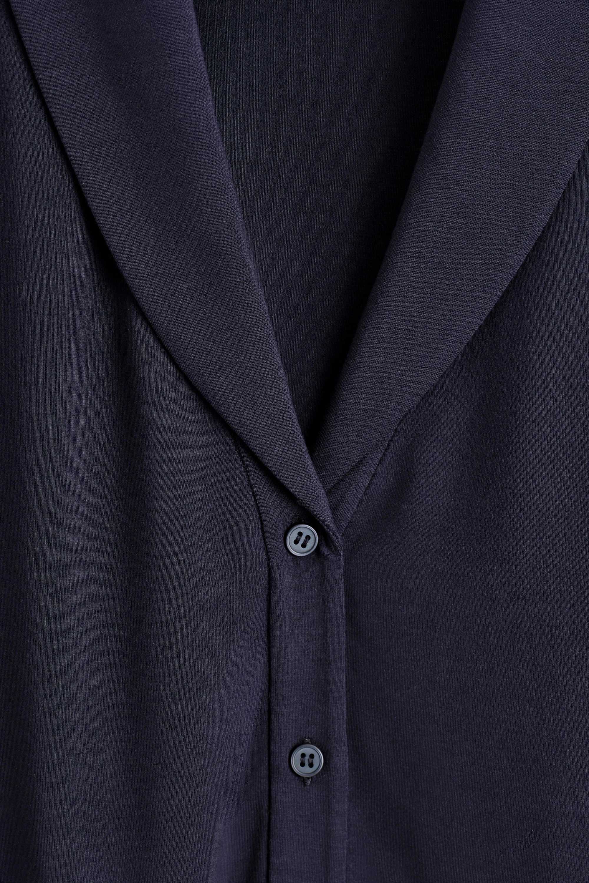 SHAWL-COLLAR JERSEY CARDIGAN