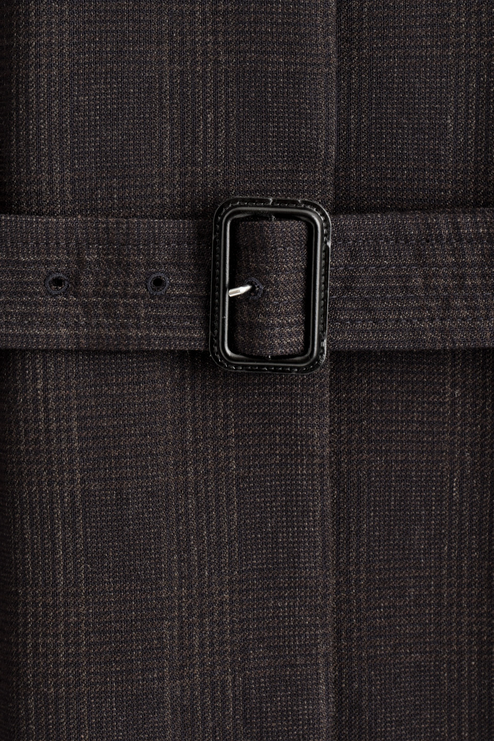 WOOL-BLEND LONG TRENCH COAT - 3