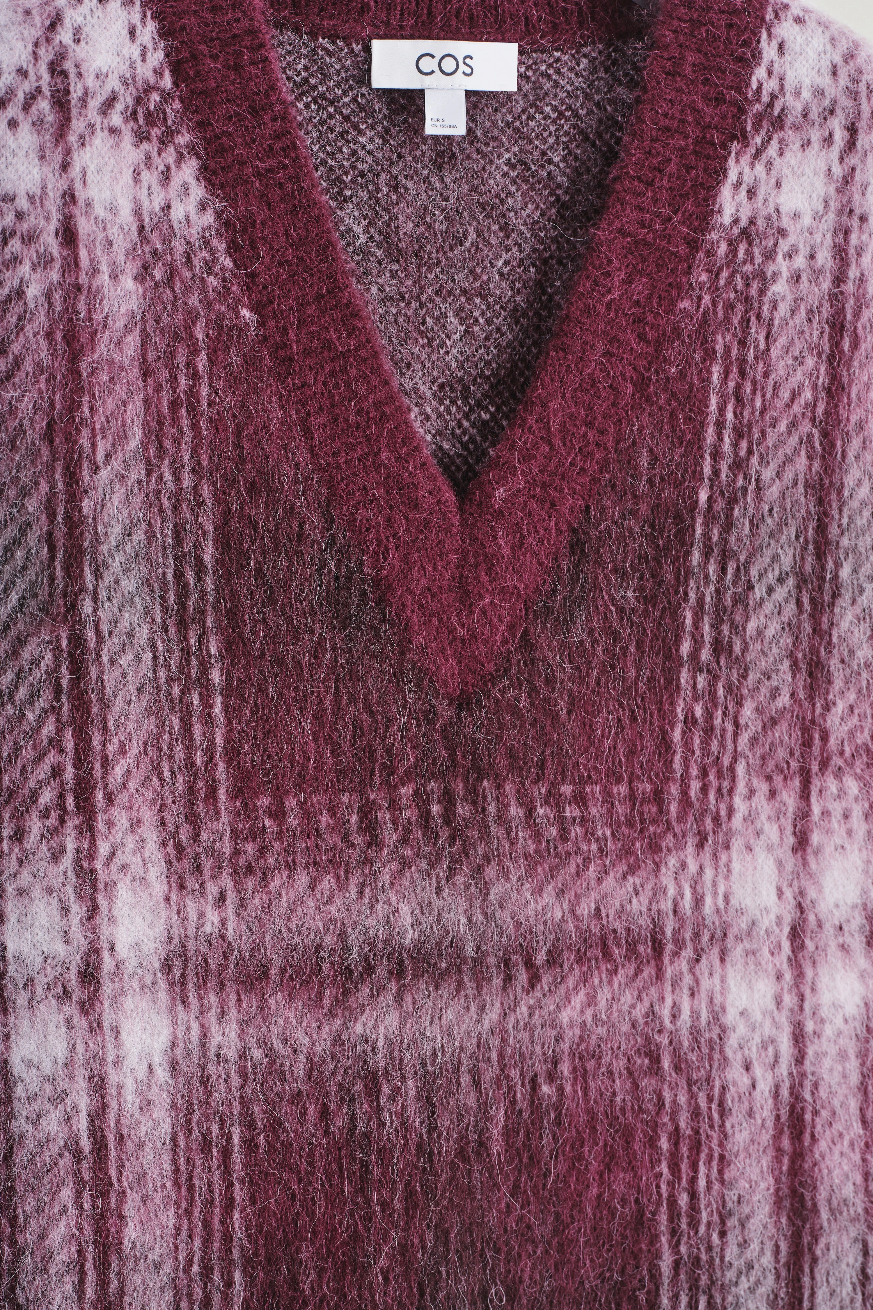 CHECKED ALPACA-BLEND VEST