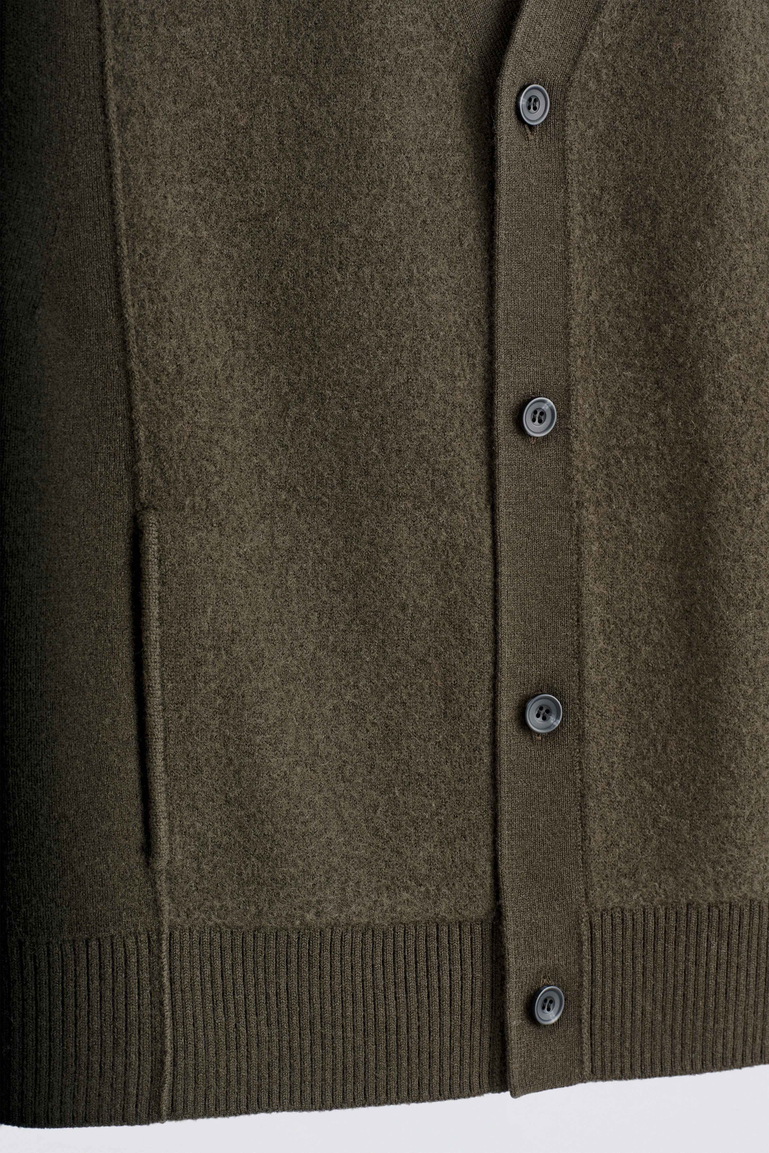 BUTTONED BOILED-WOOL VEST - 2