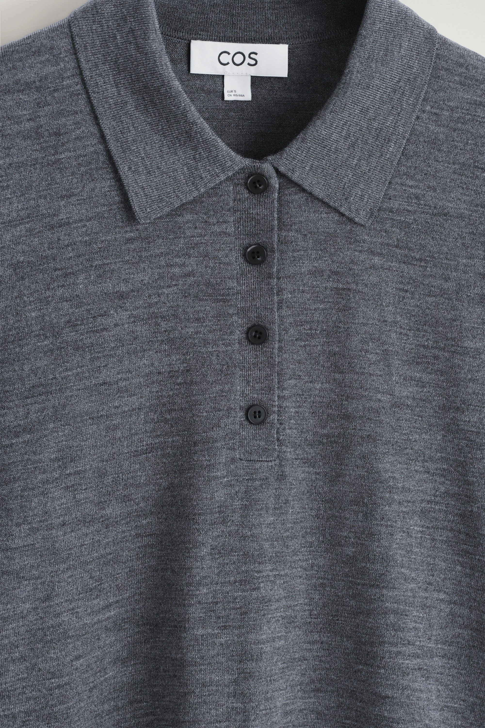 MERINO WOOL POLO JUMPER - 2
