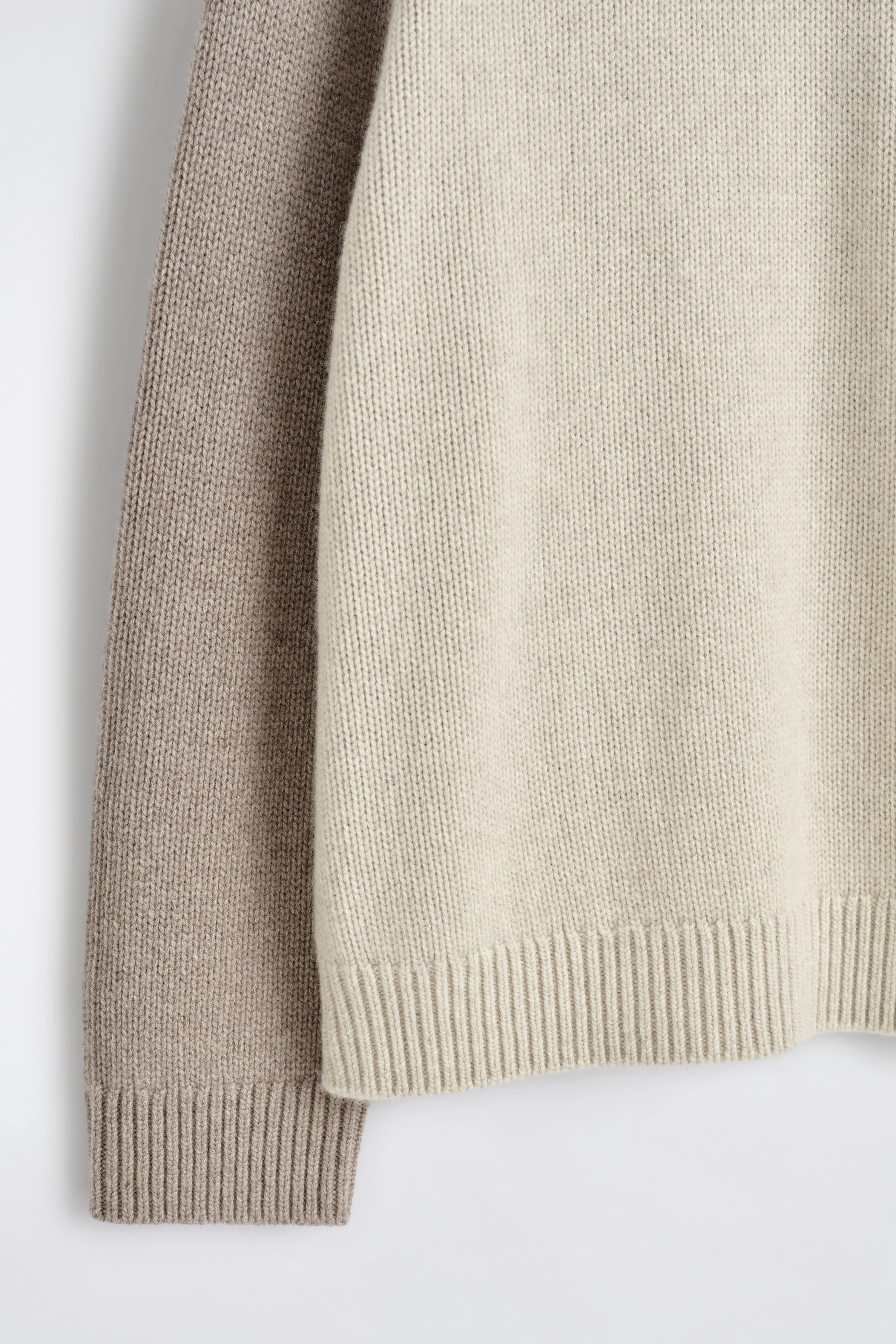 COLOUR-BLOCK PURE CASHMERE JUMPER - 7