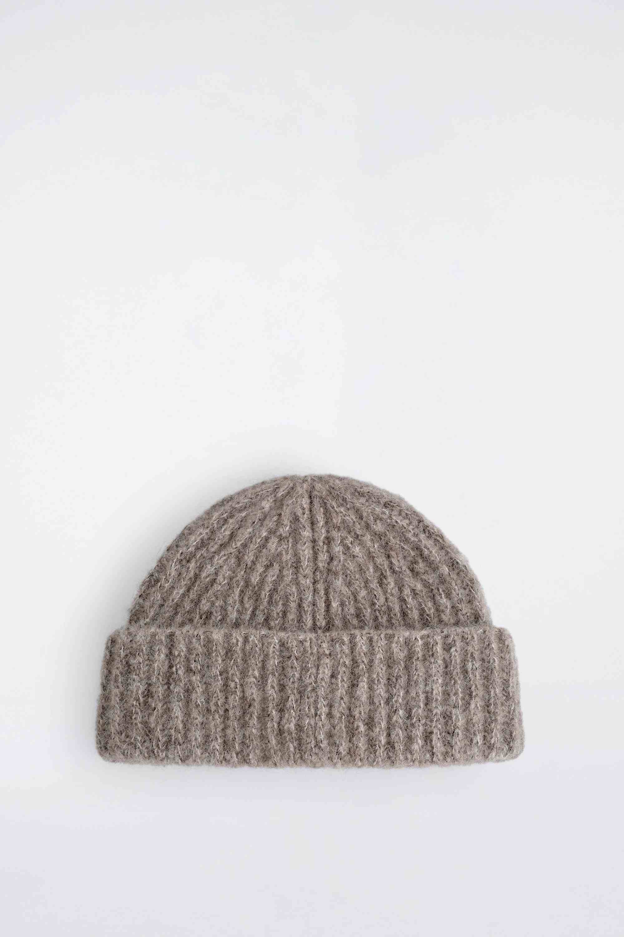 ALPACA-BLEND FISHERMAN BEANIE - 1
