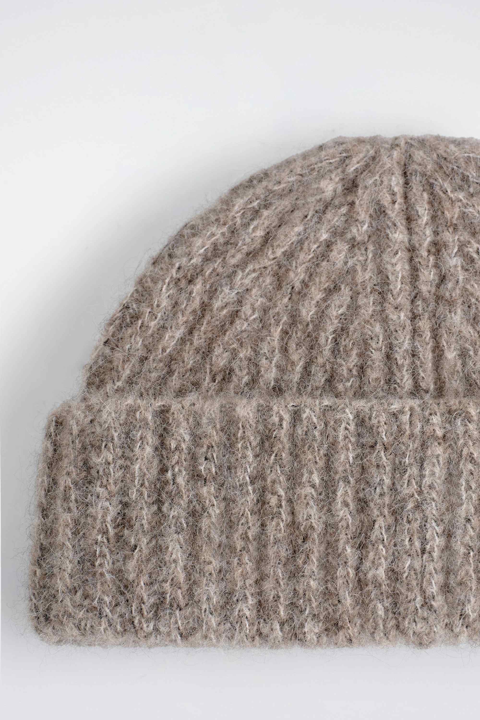 ALPACA-BLEND FISHERMAN BEANIE - 2