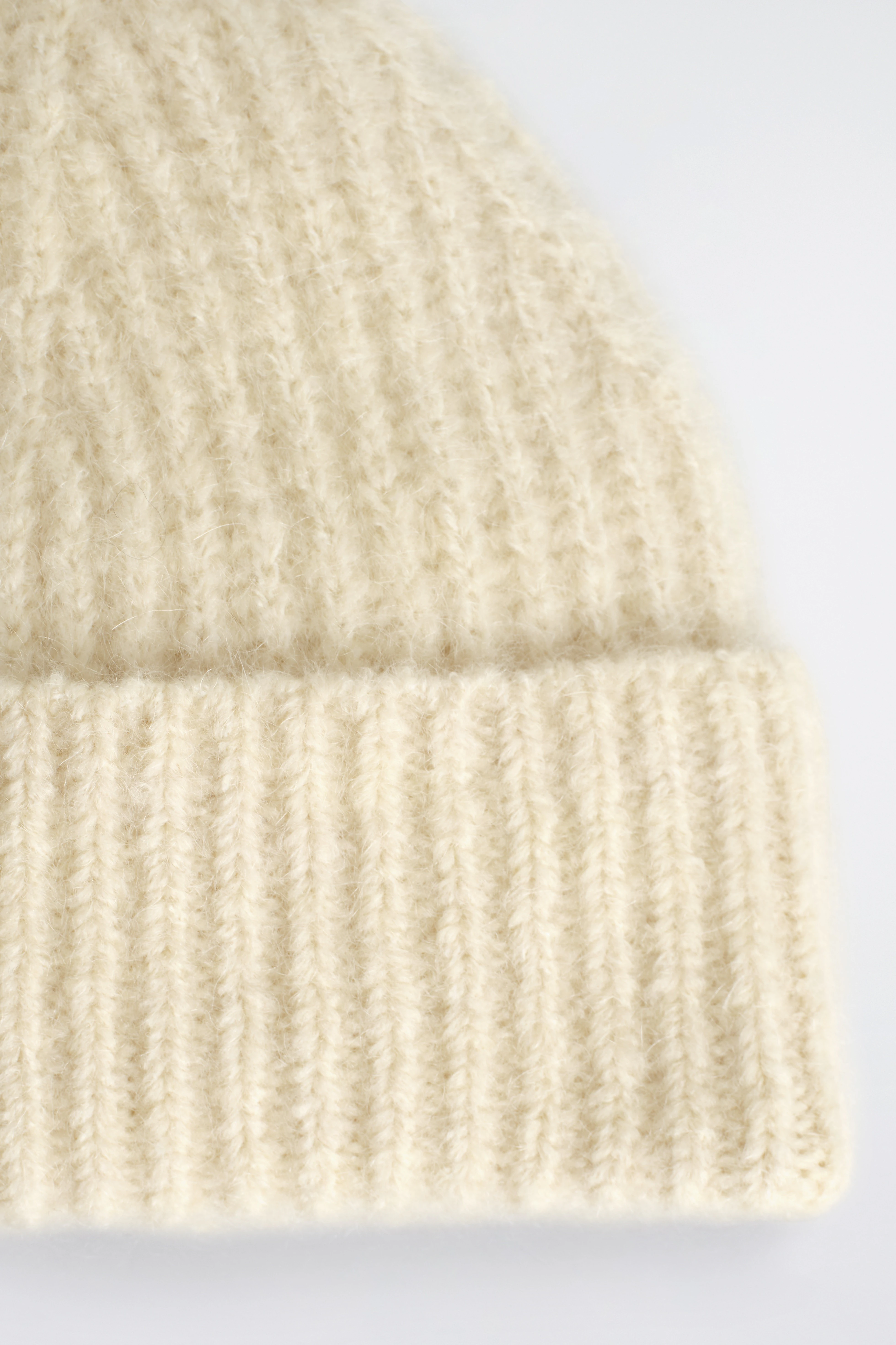 SPACE-DYED BRUSHED WOOL-BLEND BEANIE - 4