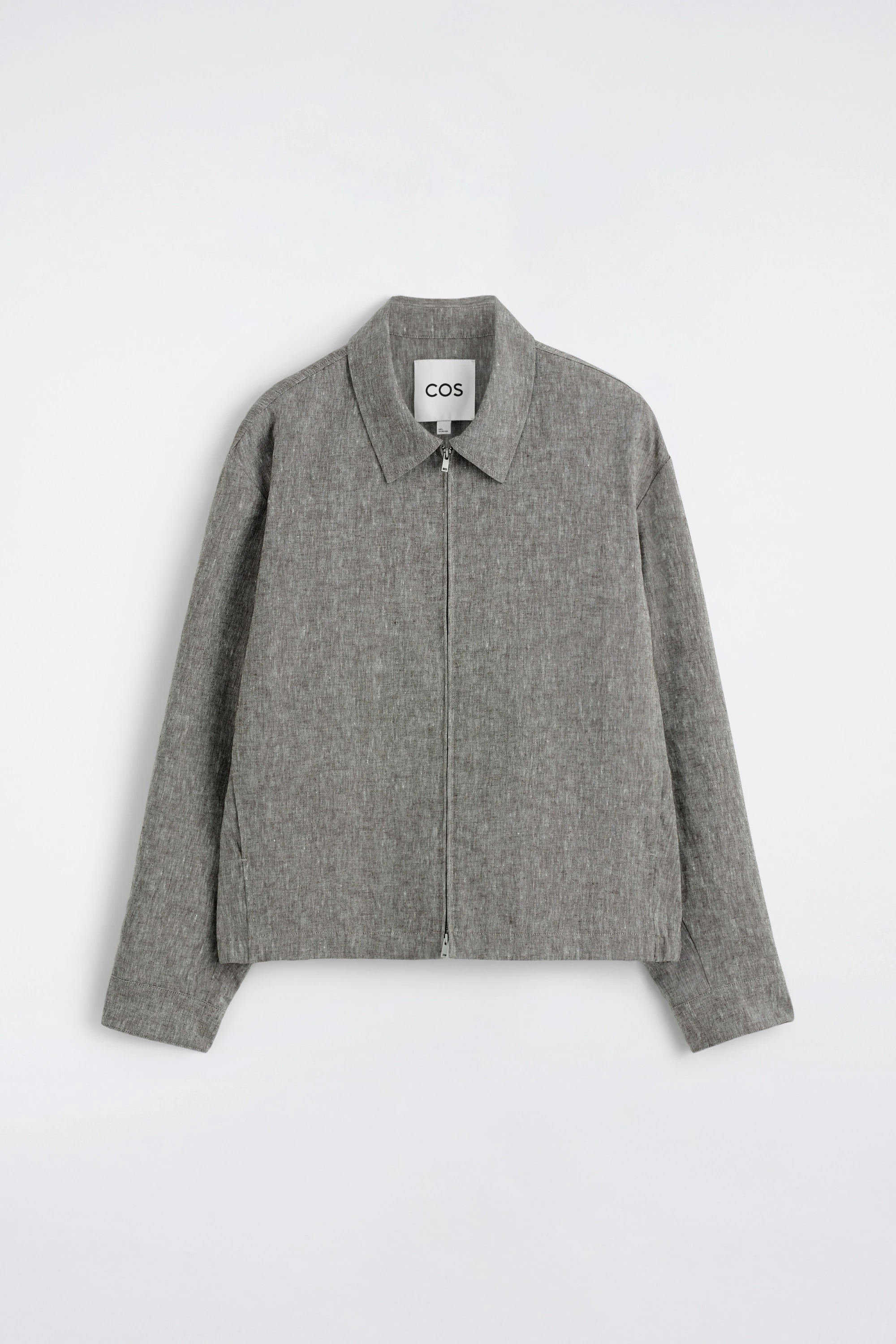 LINEN BLOUSON JACKET - 7