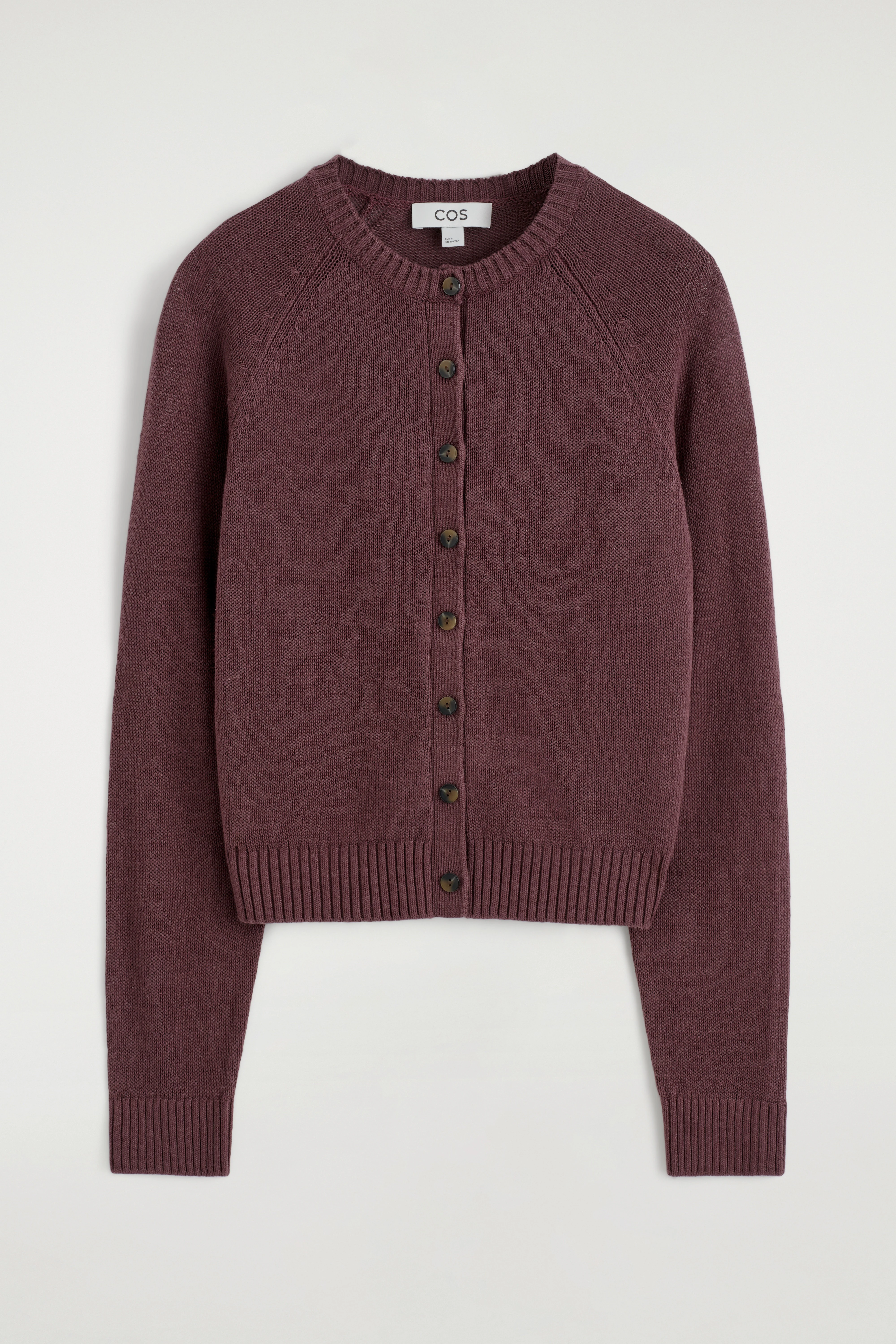 KNITTED LINEN CARDIGAN - 6