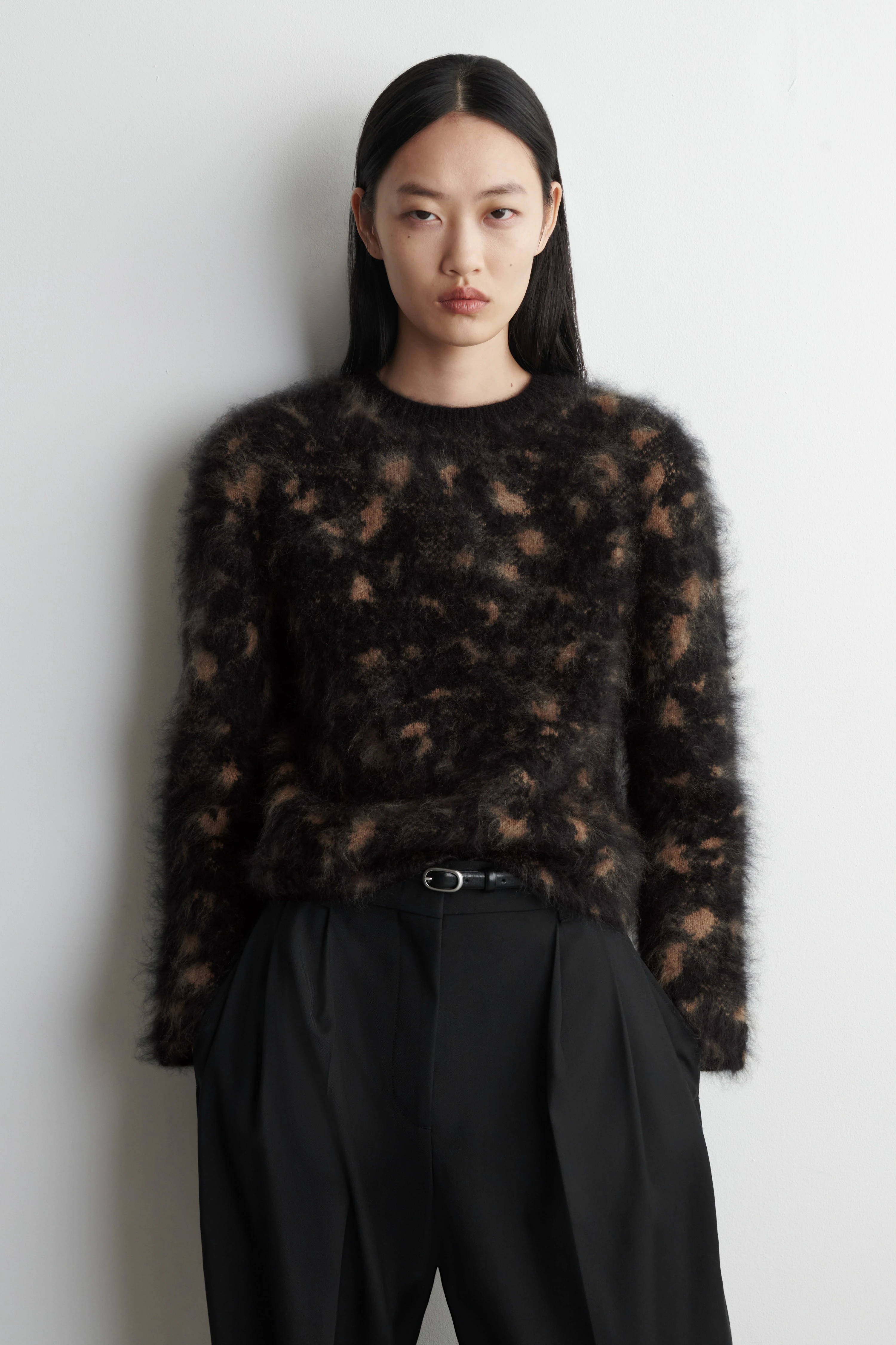 ANIMAL-JACQUARD MERINO WOOL JUMPER - 1