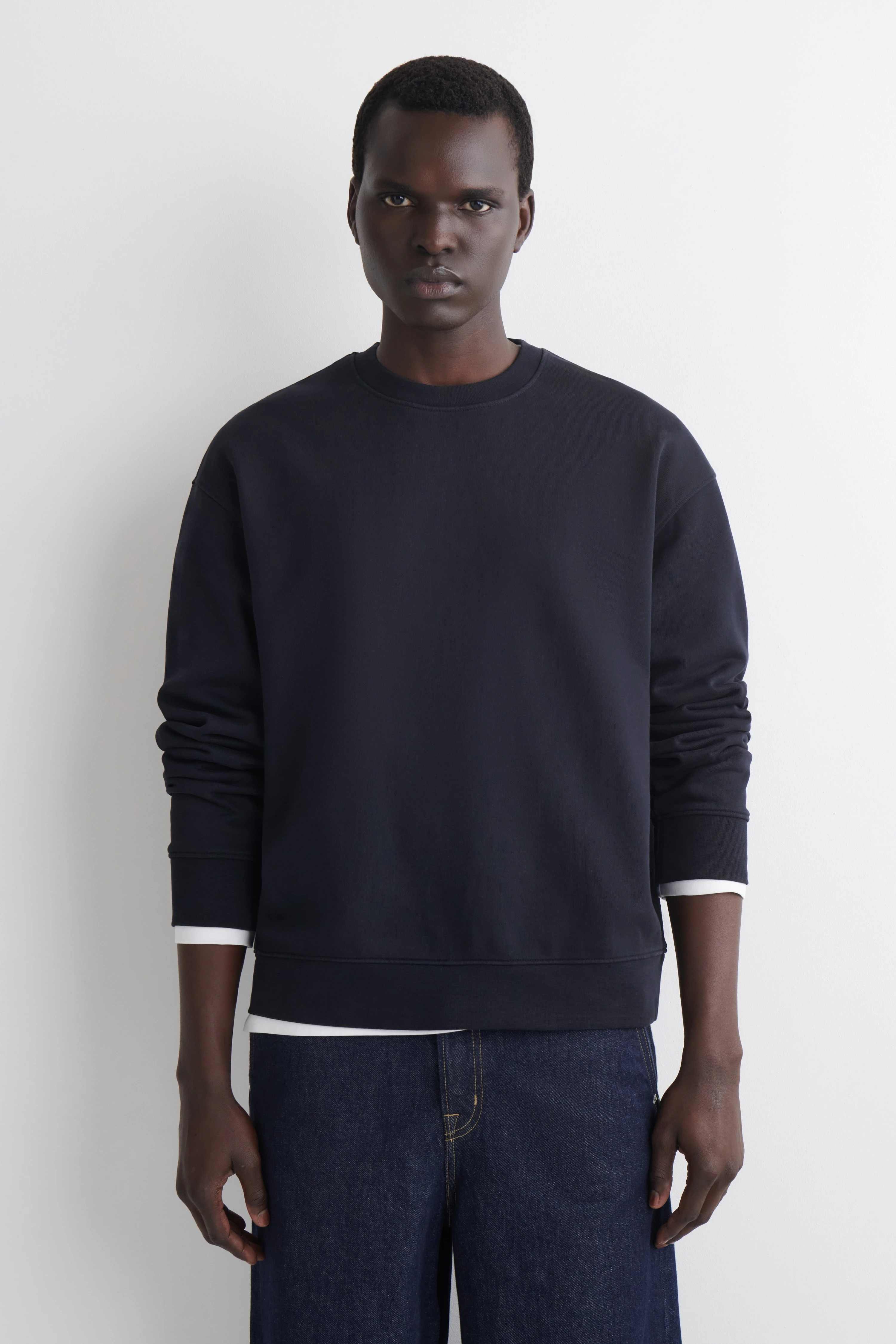 WASHED-COTTON SWEATSHIRT - 1