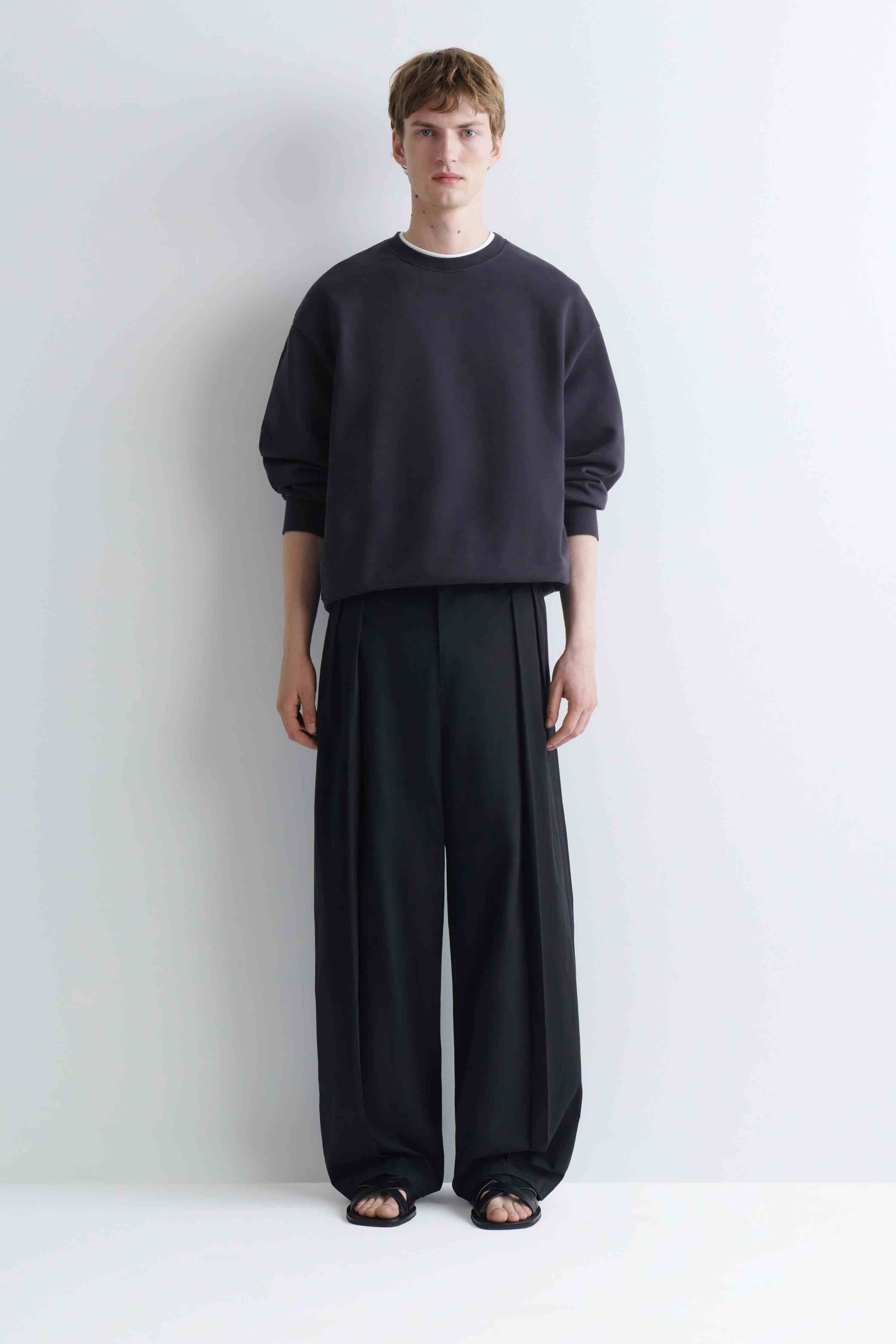 WASHED-COTTON SWEATSHIRT - 3