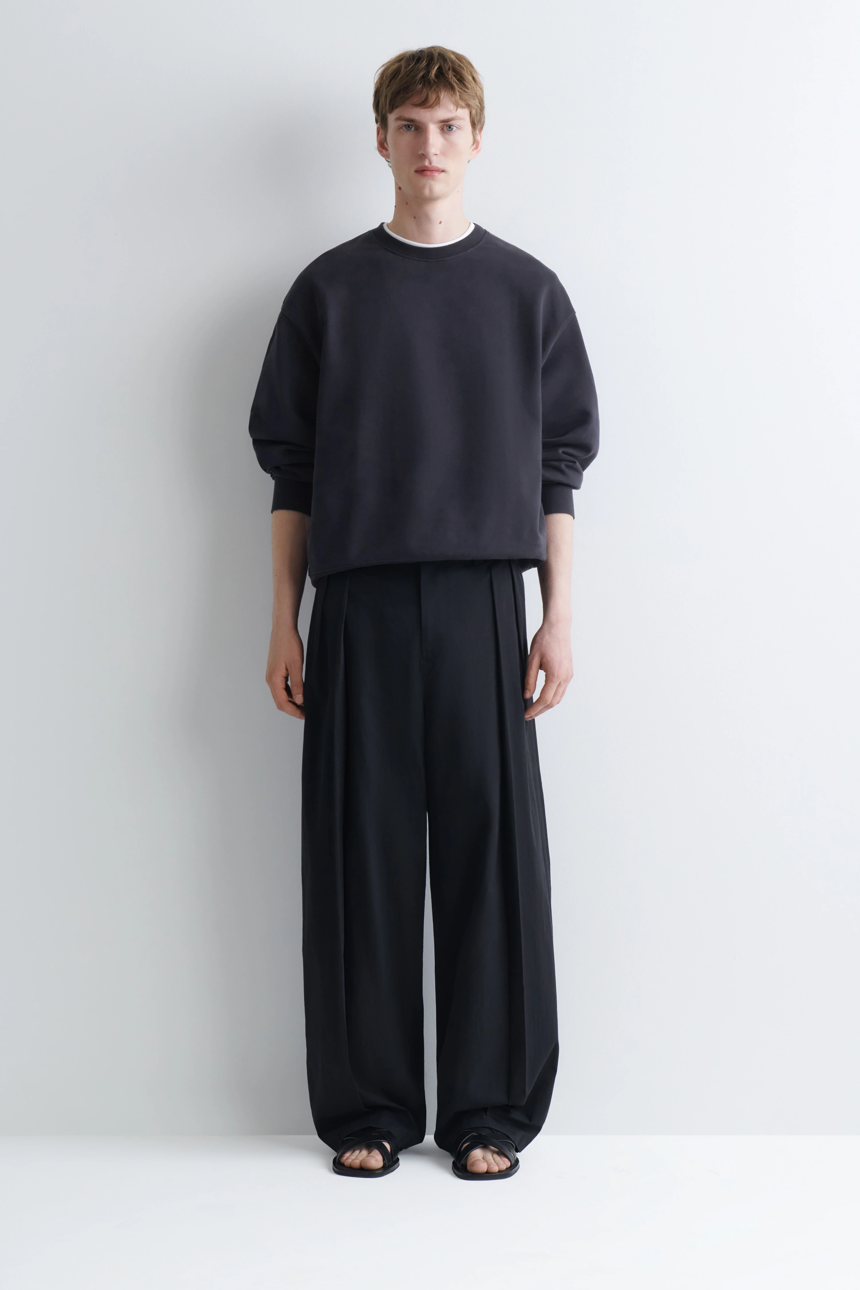 WASHED-COTTON SWEATSHIRT - 3