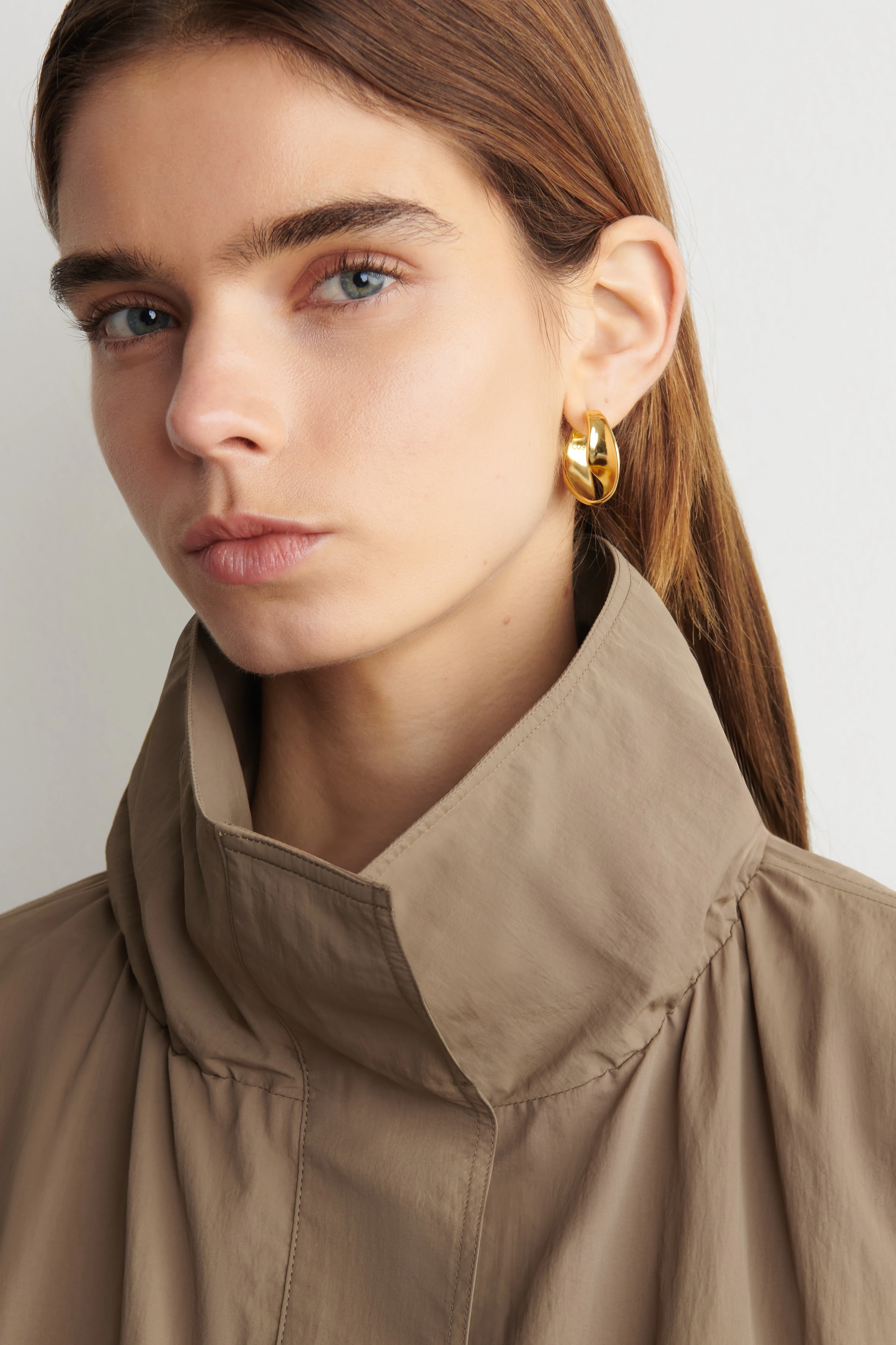 NYLON FUNNEL-NECK JACKET - 6