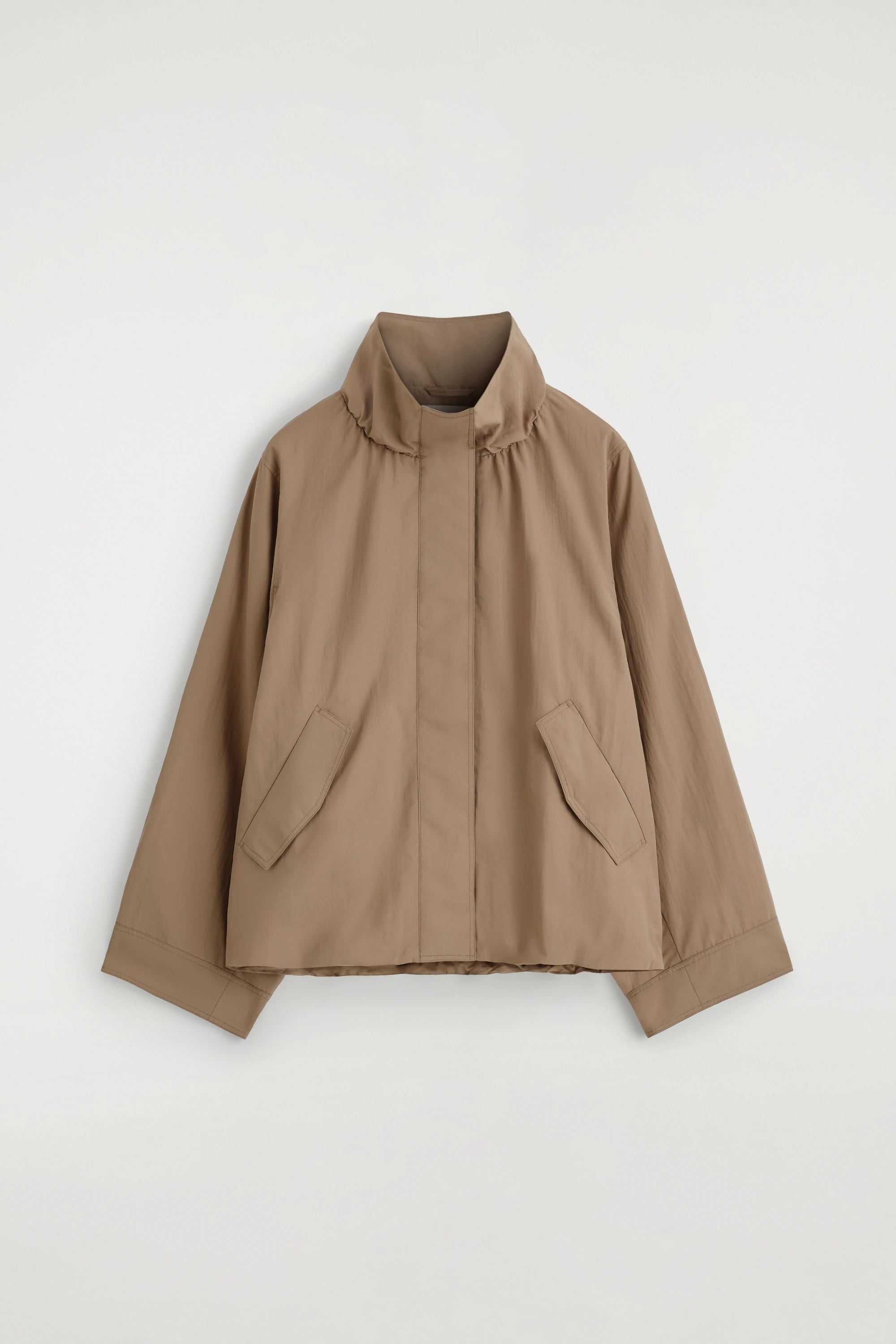 NYLON FUNNEL-NECK JACKET - 7