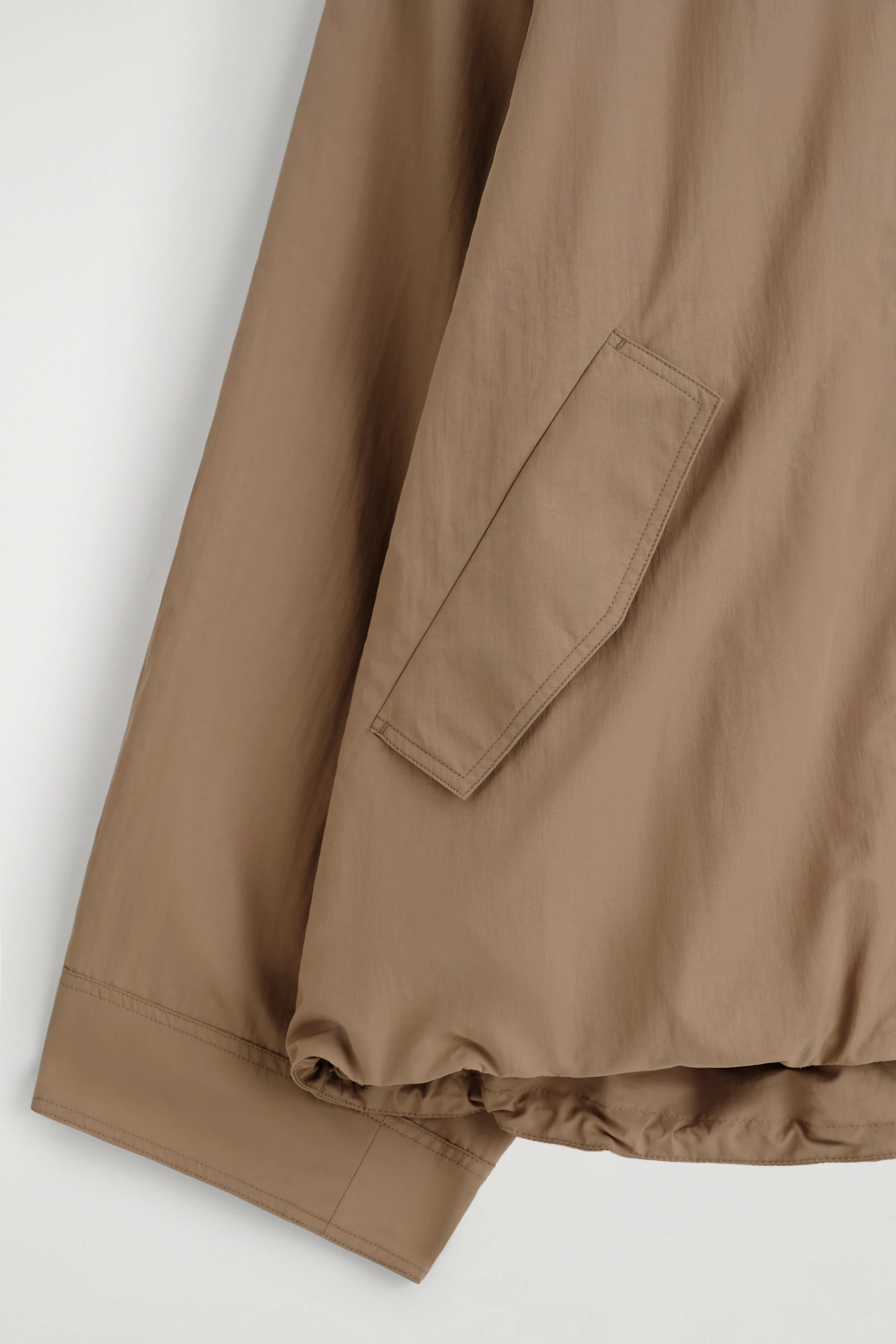 NYLON FUNNEL-NECK JACKET - 8