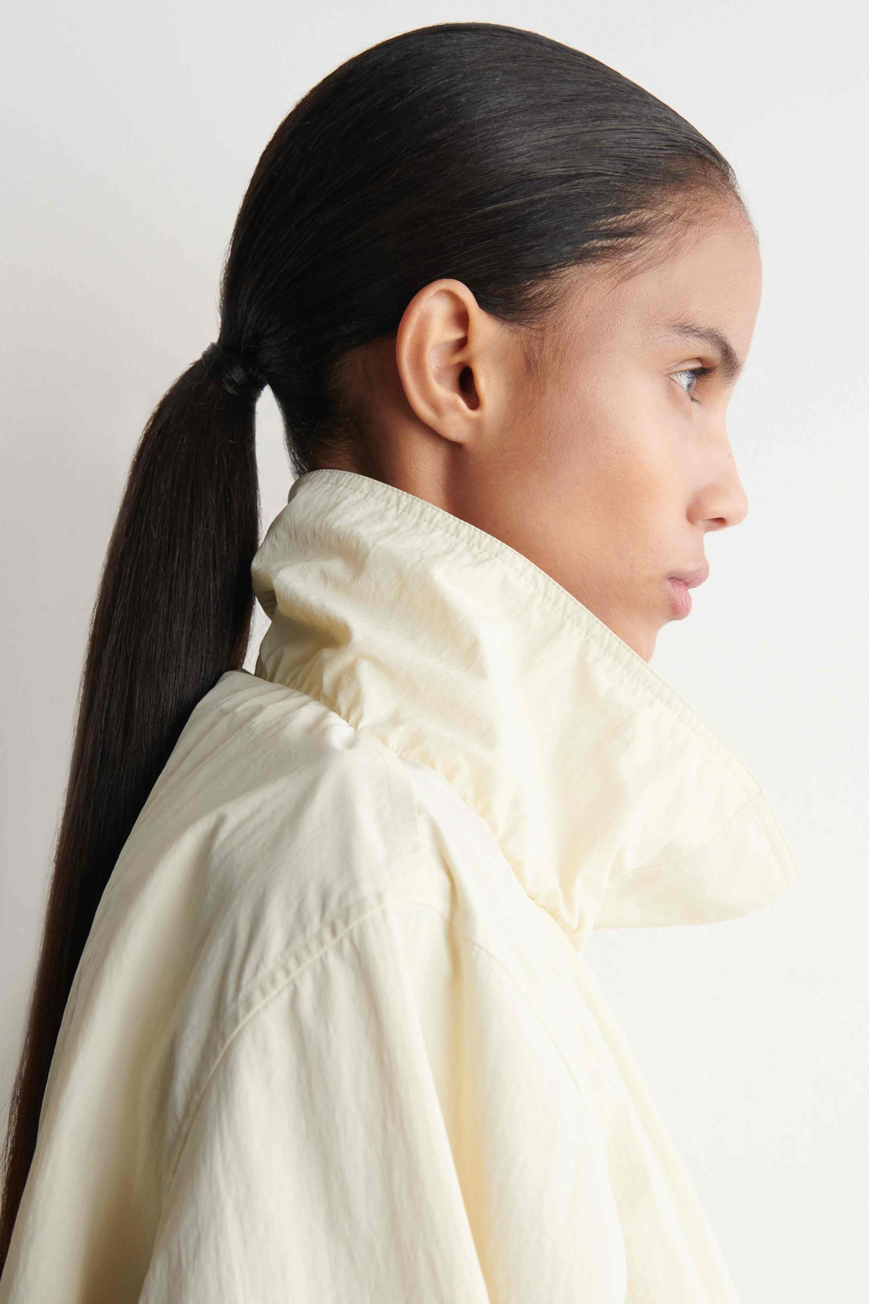 NYLON FUNNEL-NECK JACKET - 4