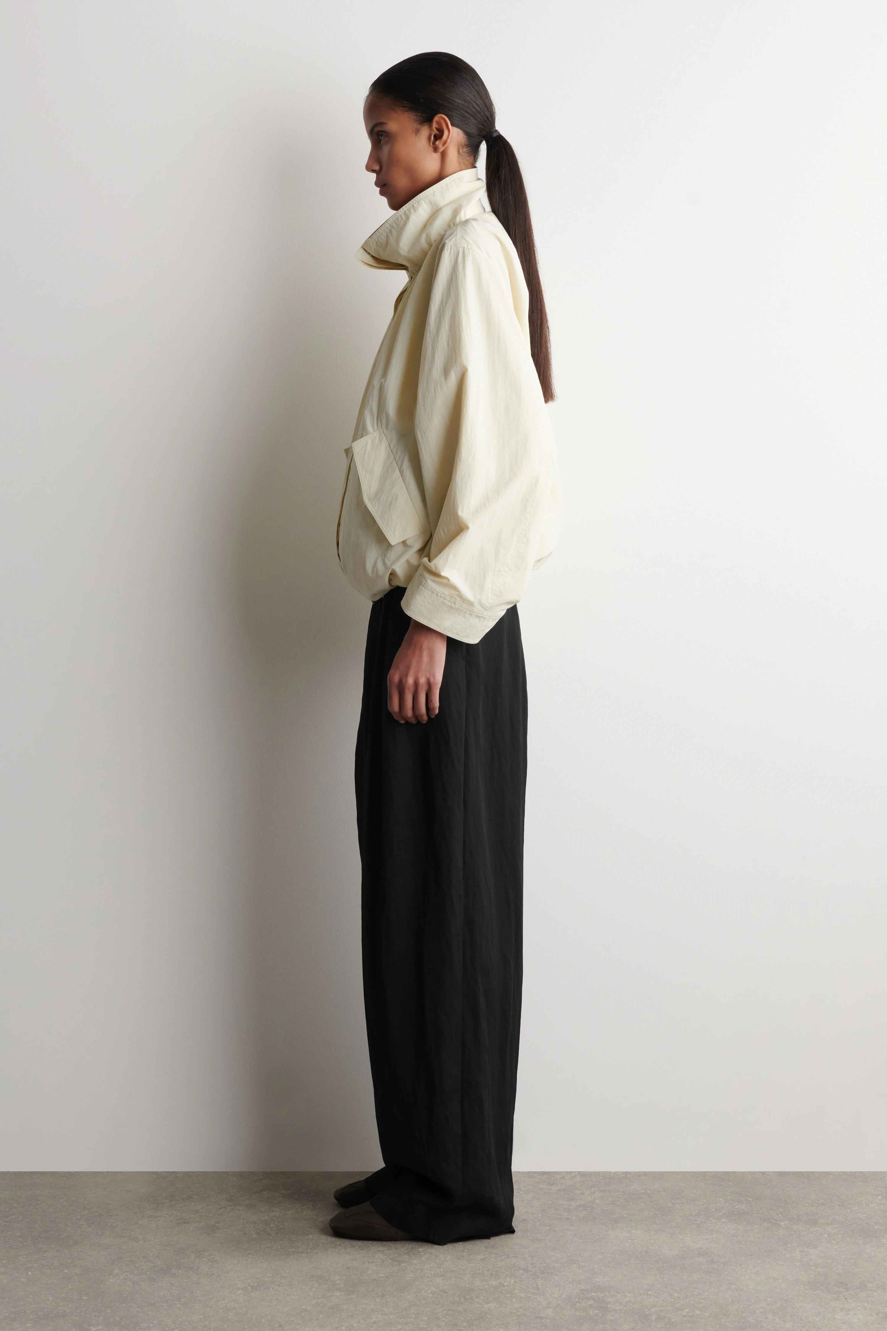 NYLON FUNNEL-NECK JACKET - 5