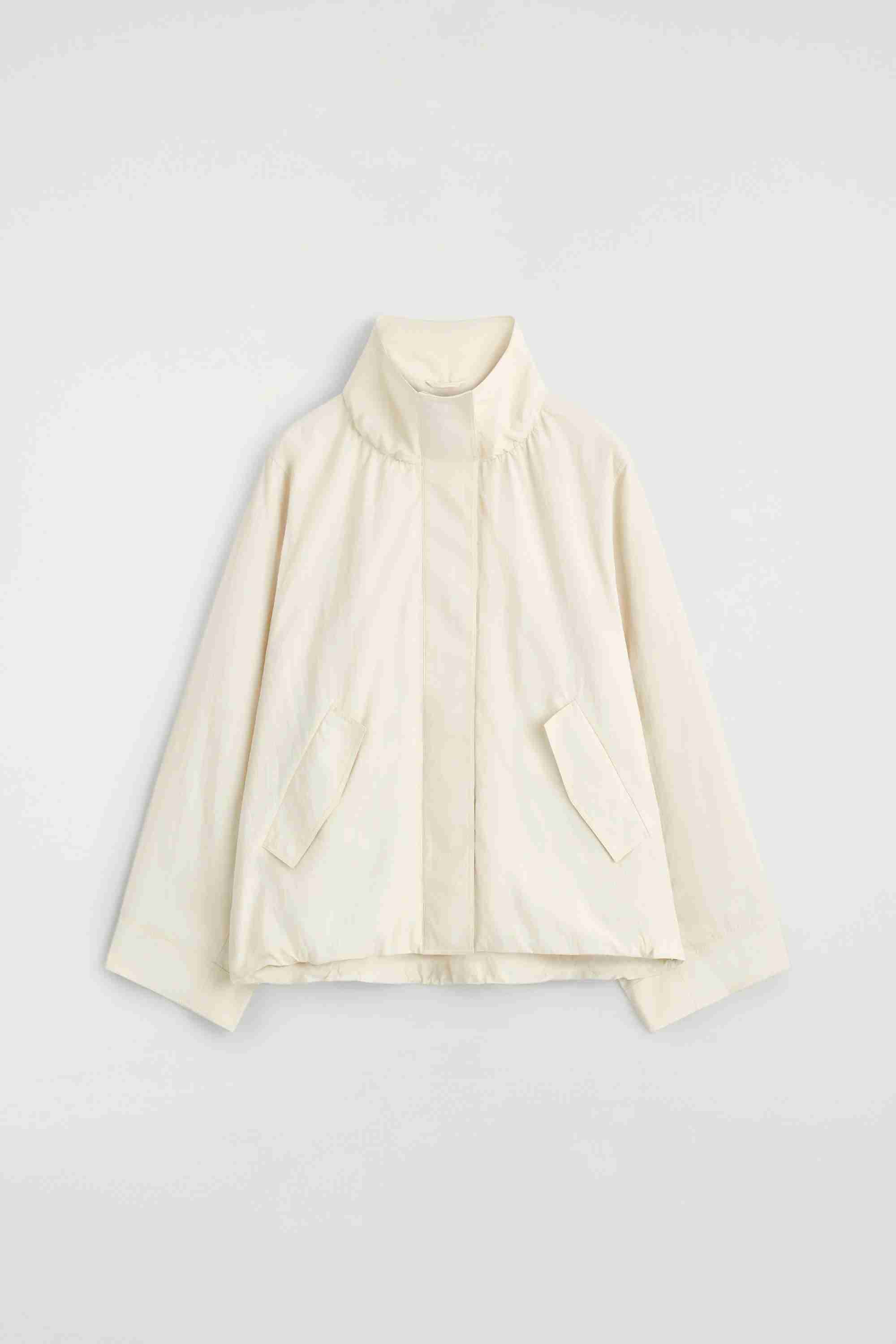 NYLON FUNNEL-NECK JACKET - 6