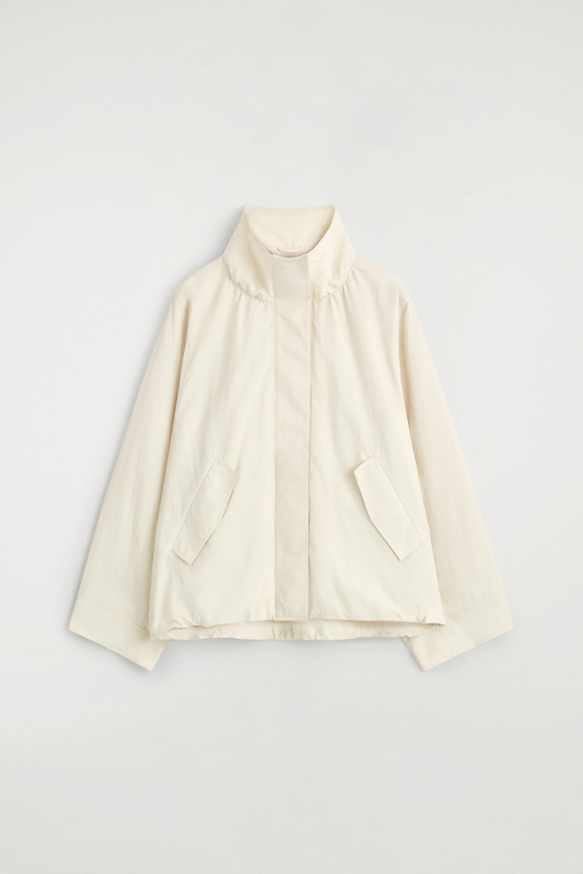 NYLON FUNNEL-NECK JACKET - 6