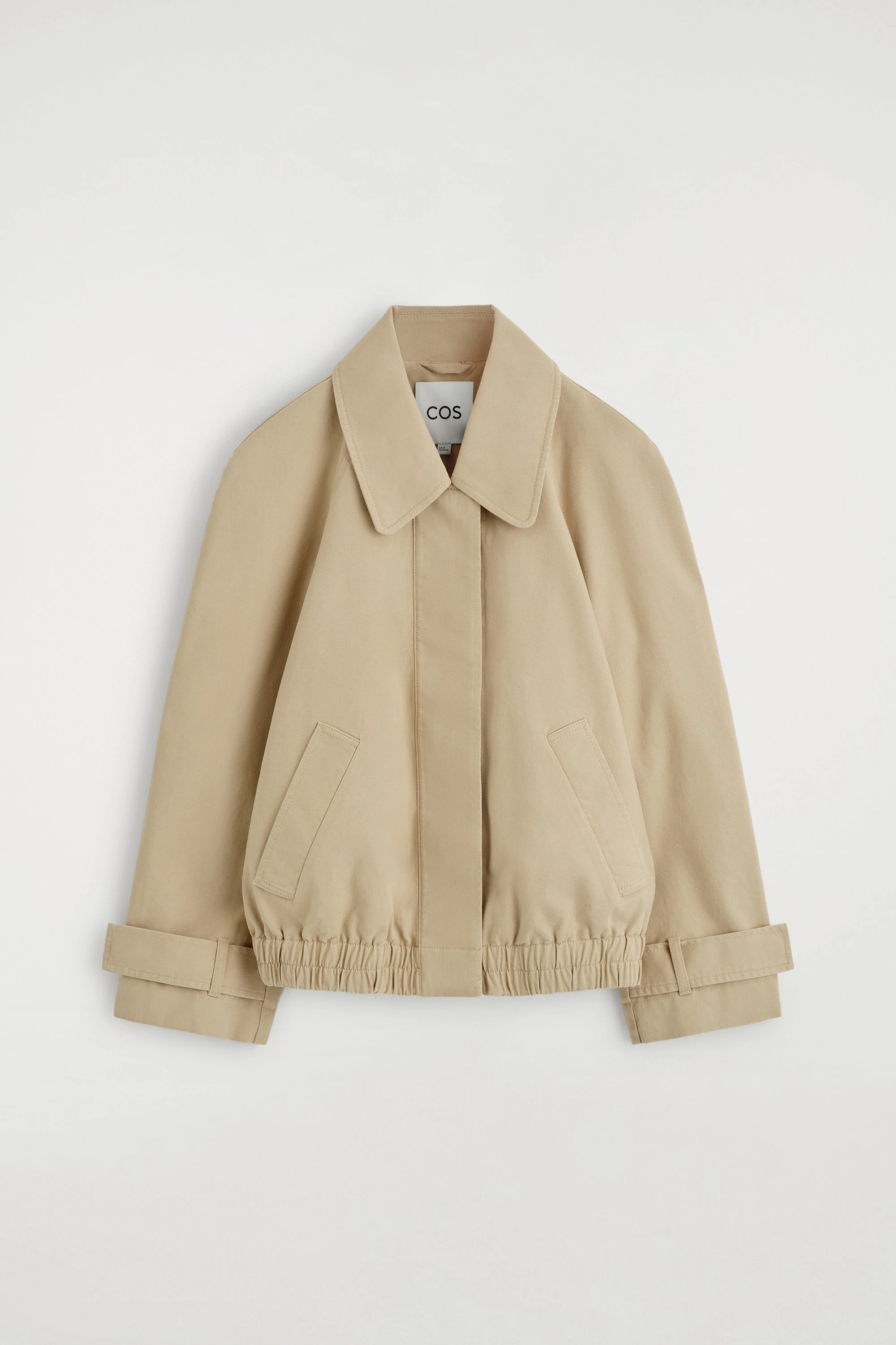 ROUNDED COTTON BLOUSON JACKET - 6