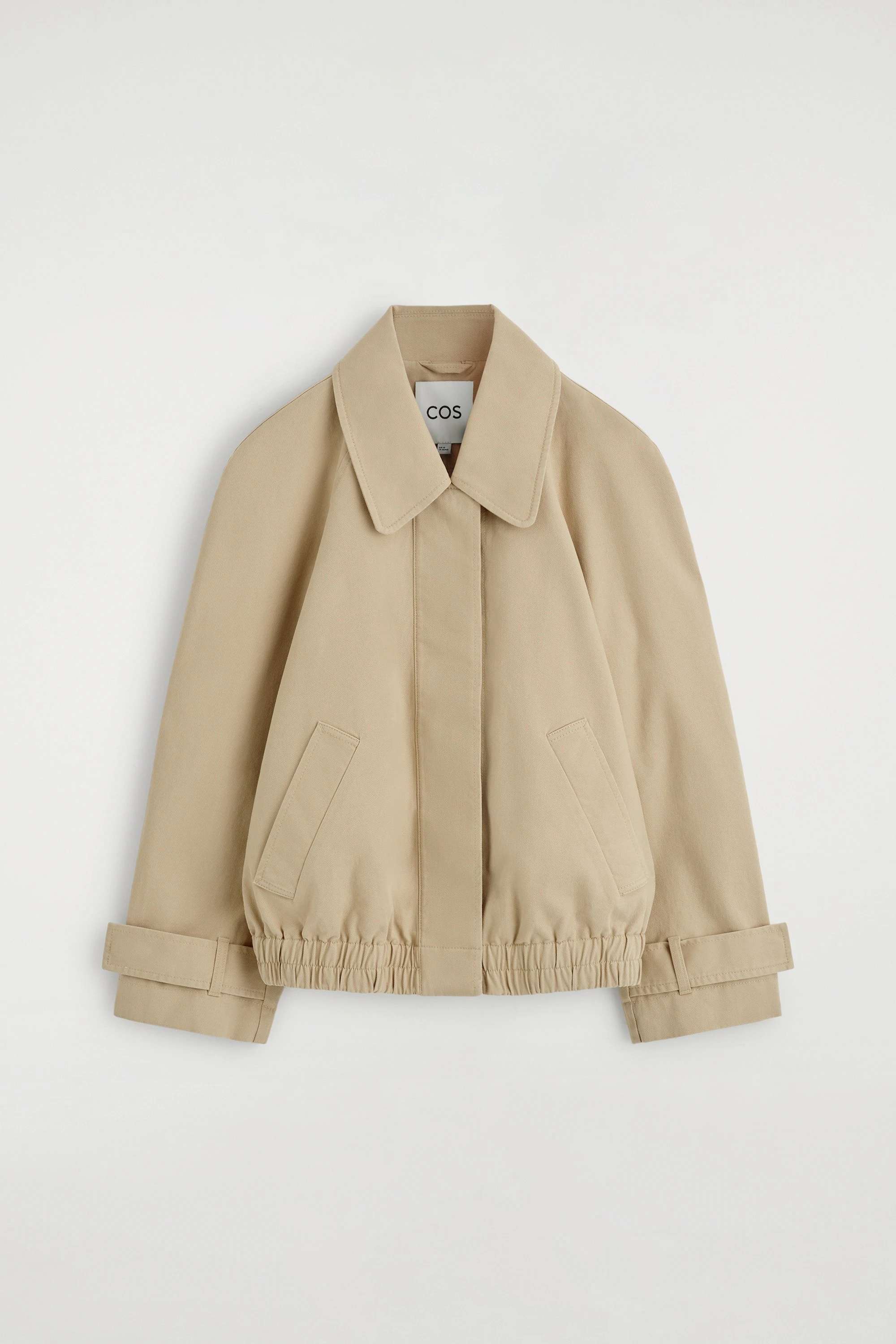 ROUNDED COTTON BLOUSON JACKET - 6