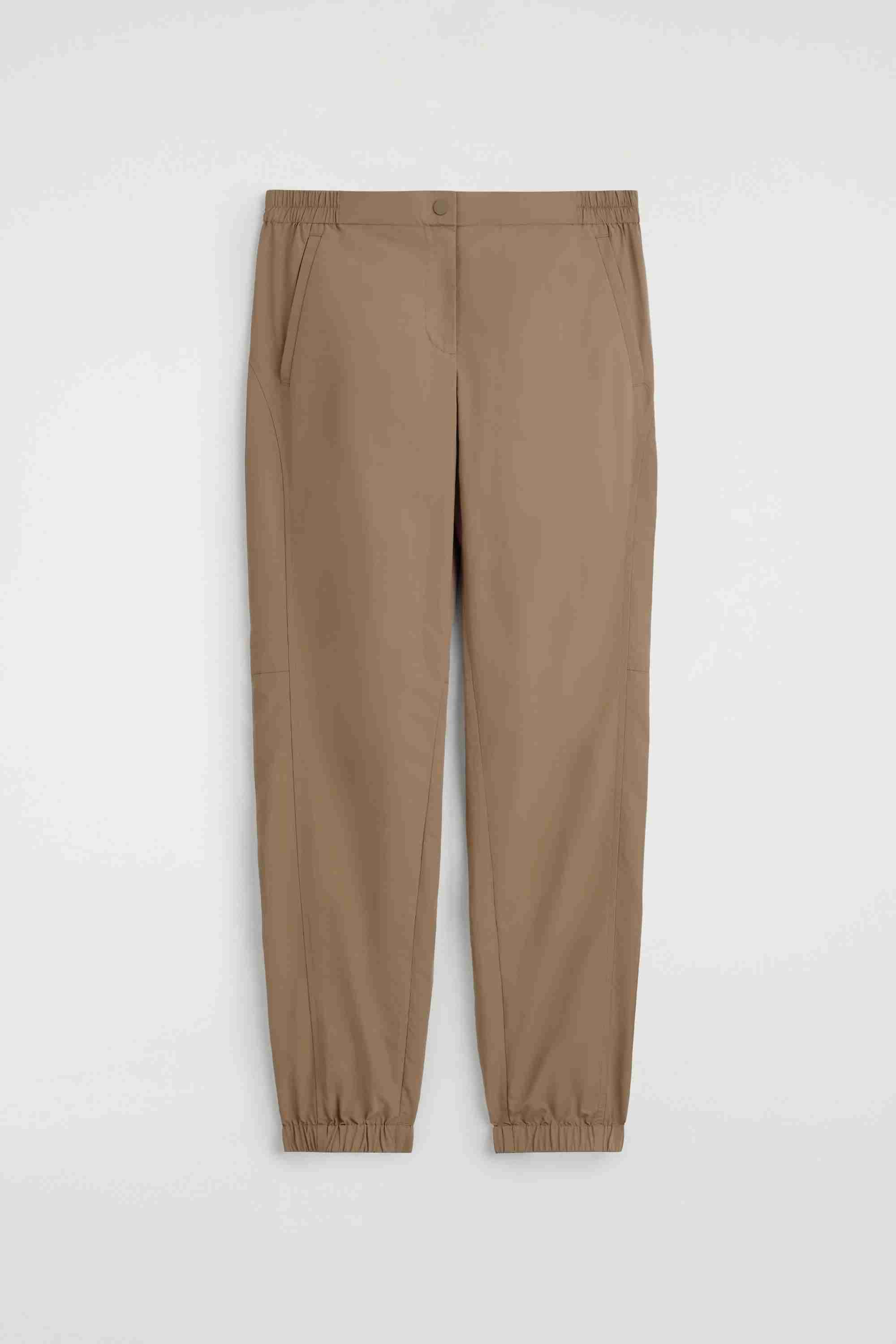TECHNICAL NYLON BARREL-LEG TROUSERS - 5