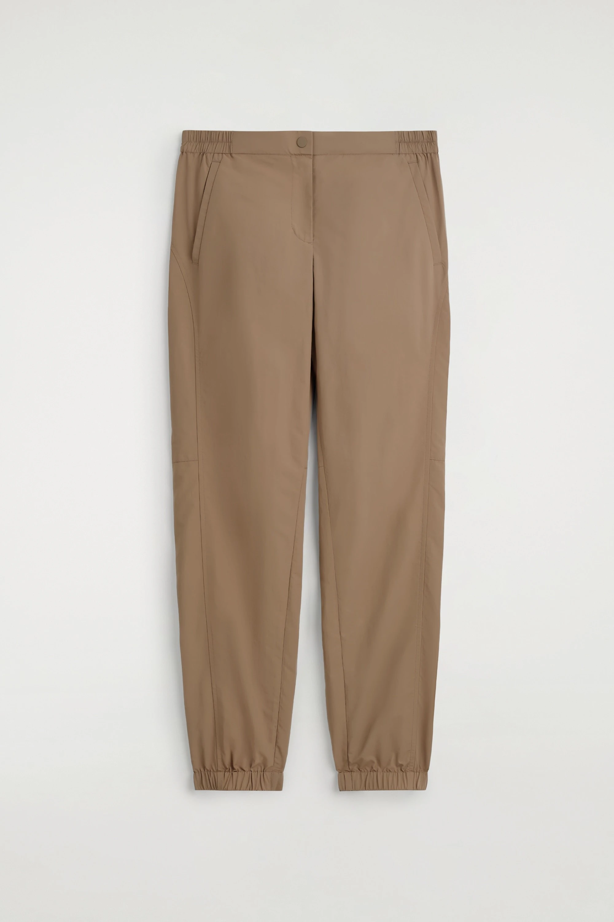 TECHNICAL NYLON BARREL-LEG TROUSERS - 5