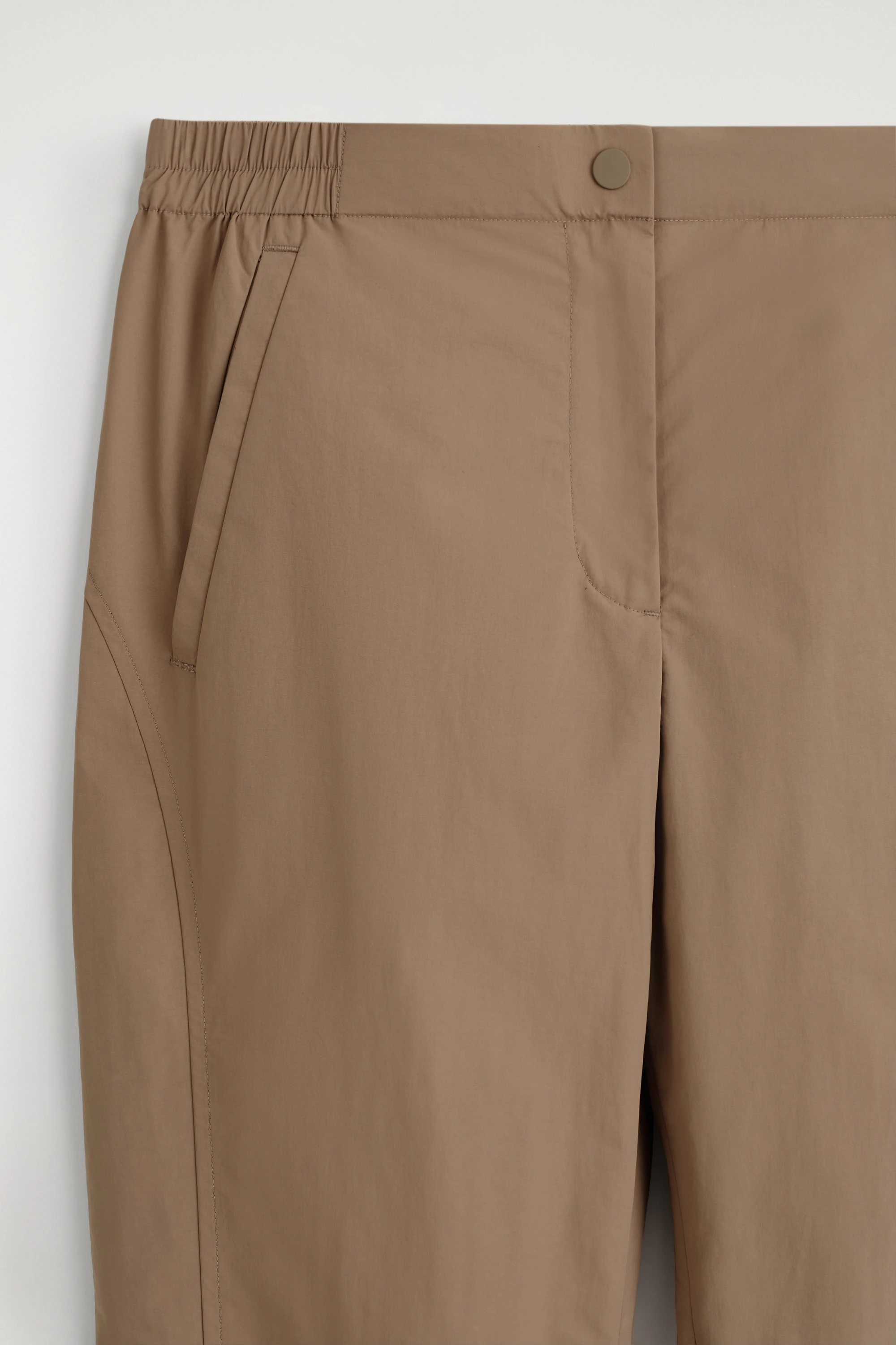 TECHNICAL NYLON BARREL-LEG TROUSERS - 6
