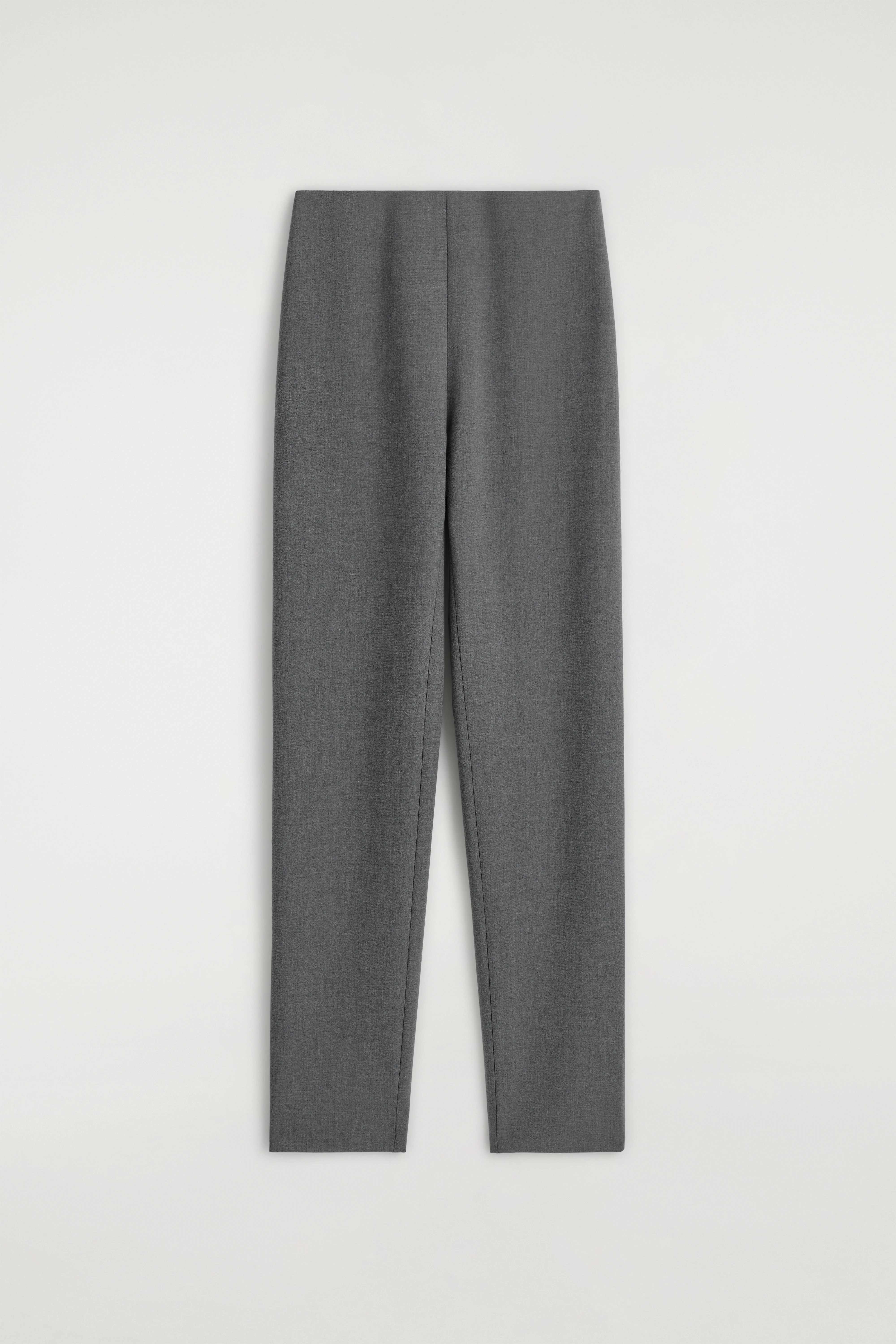 SLIM STRAIGHT-LEG TROUSERS - 5
