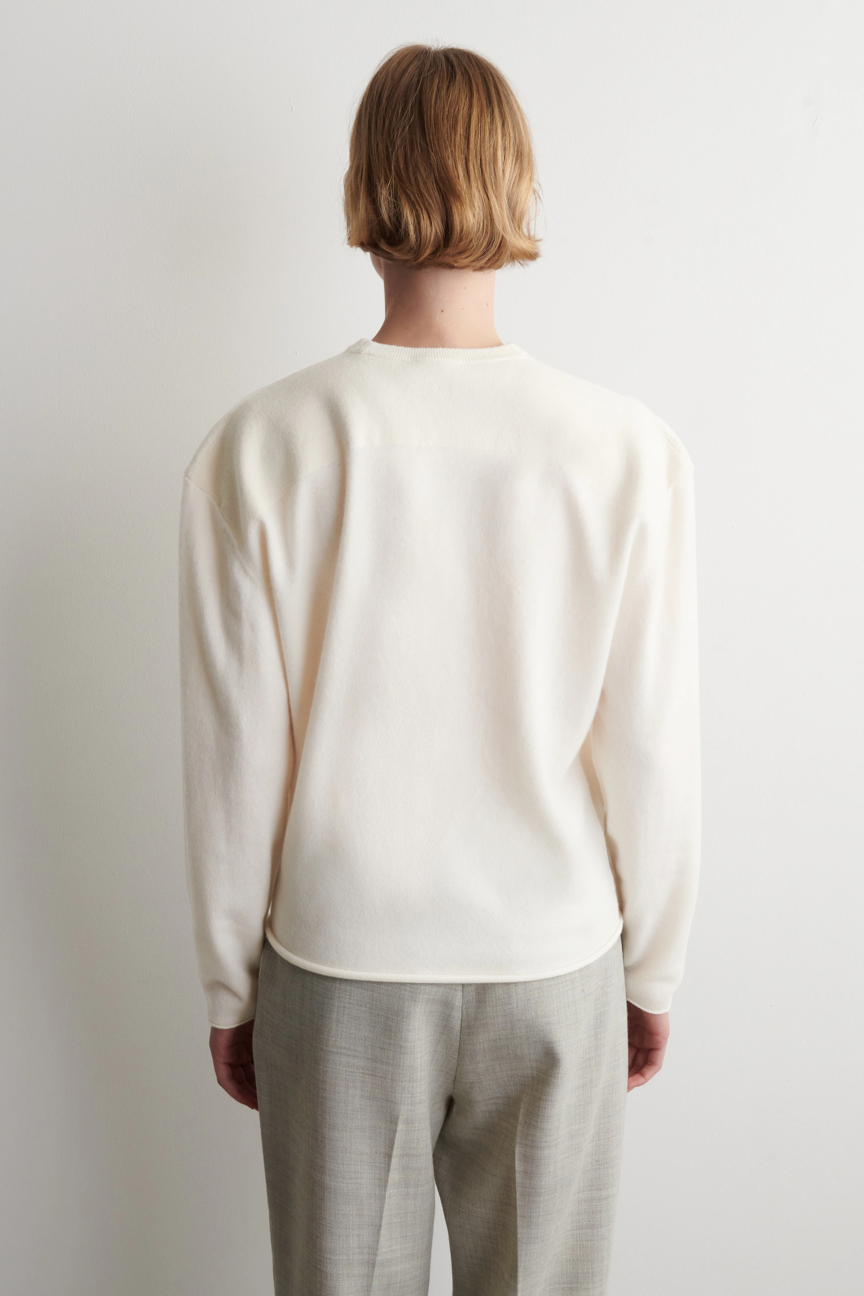 MERINO WOOL CREW-NECK JUMPER - 3