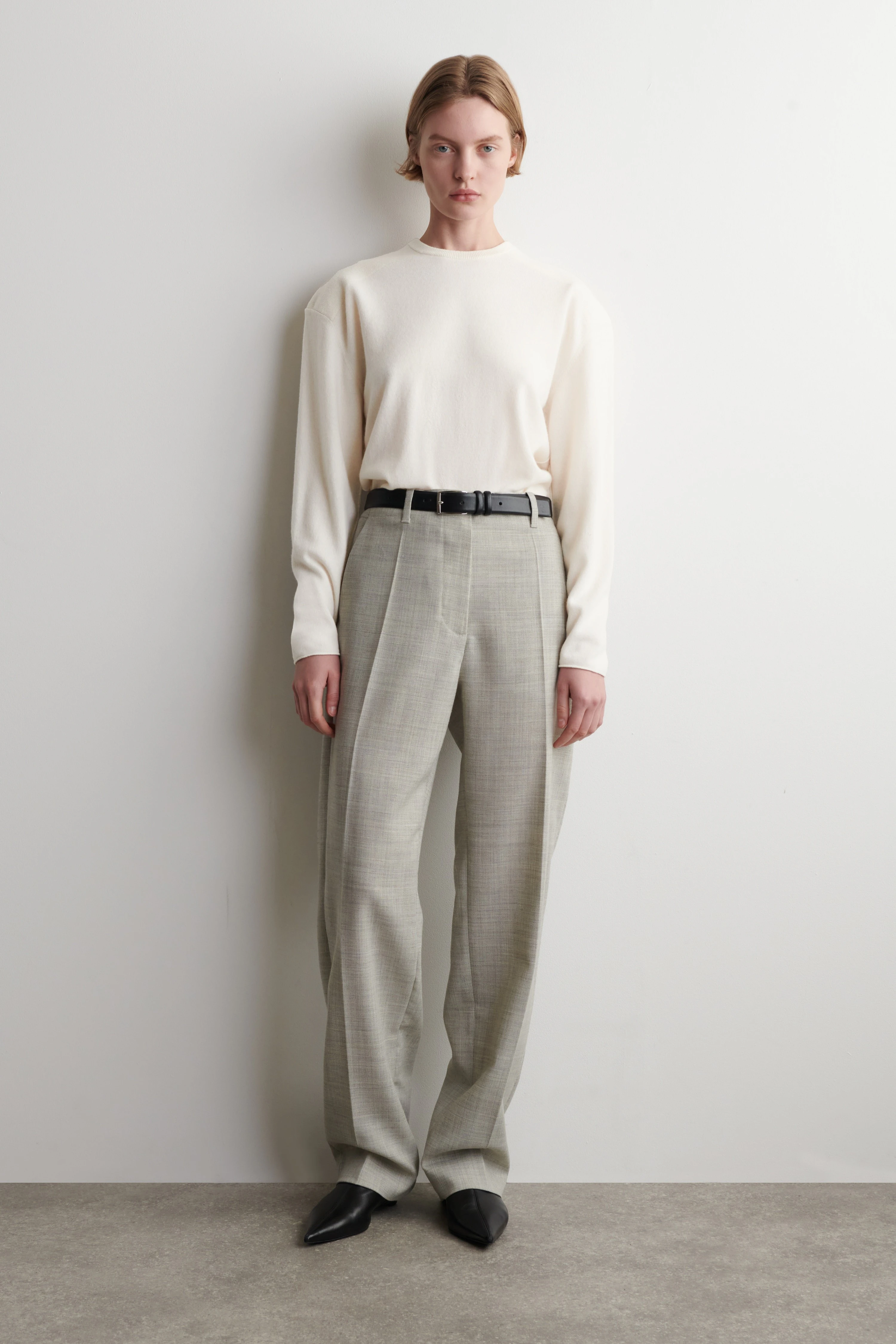 MERINO WOOL CREW-NECK JUMPER - 4