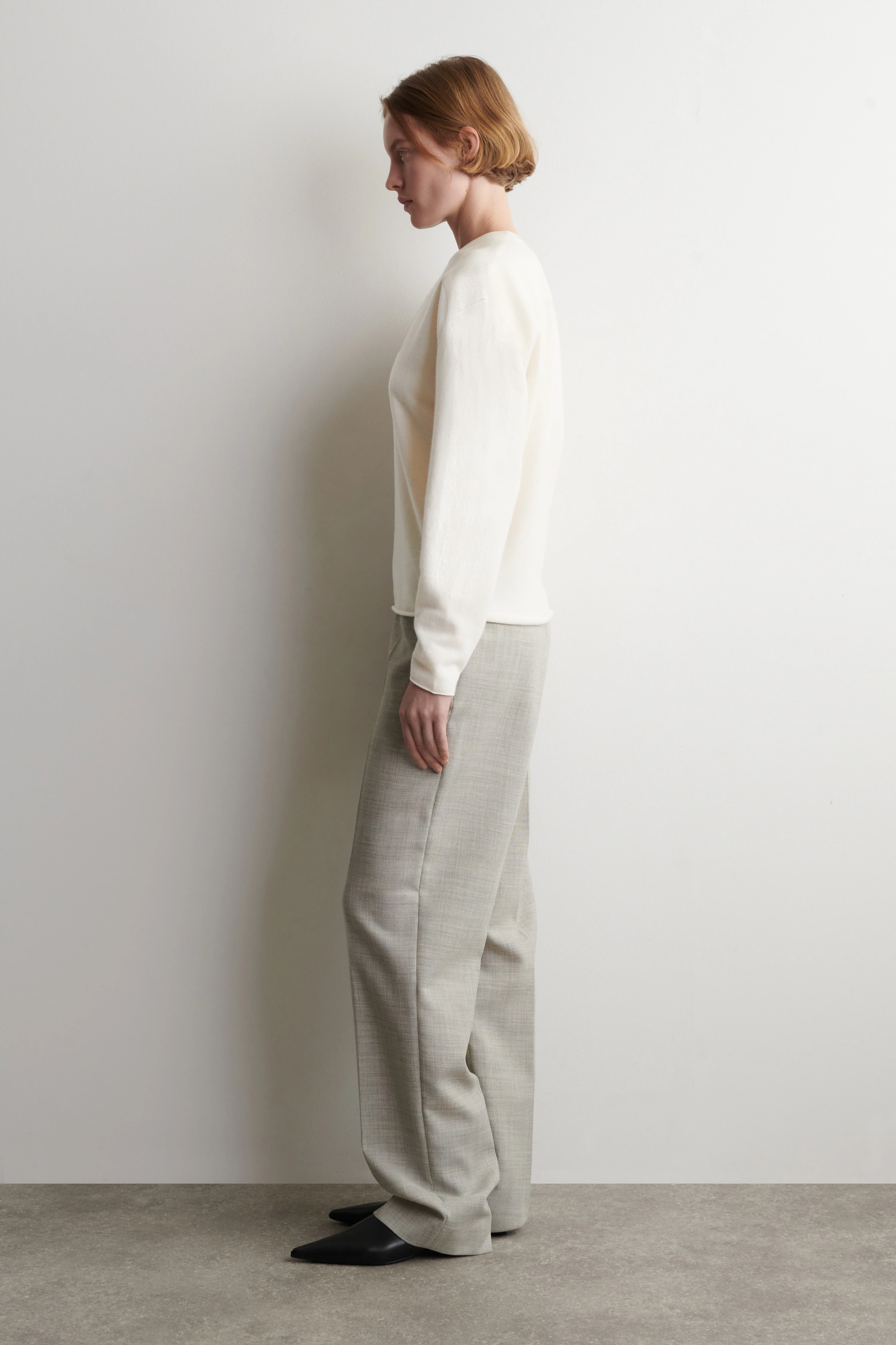 MERINO WOOL CREW-NECK JUMPER - 5