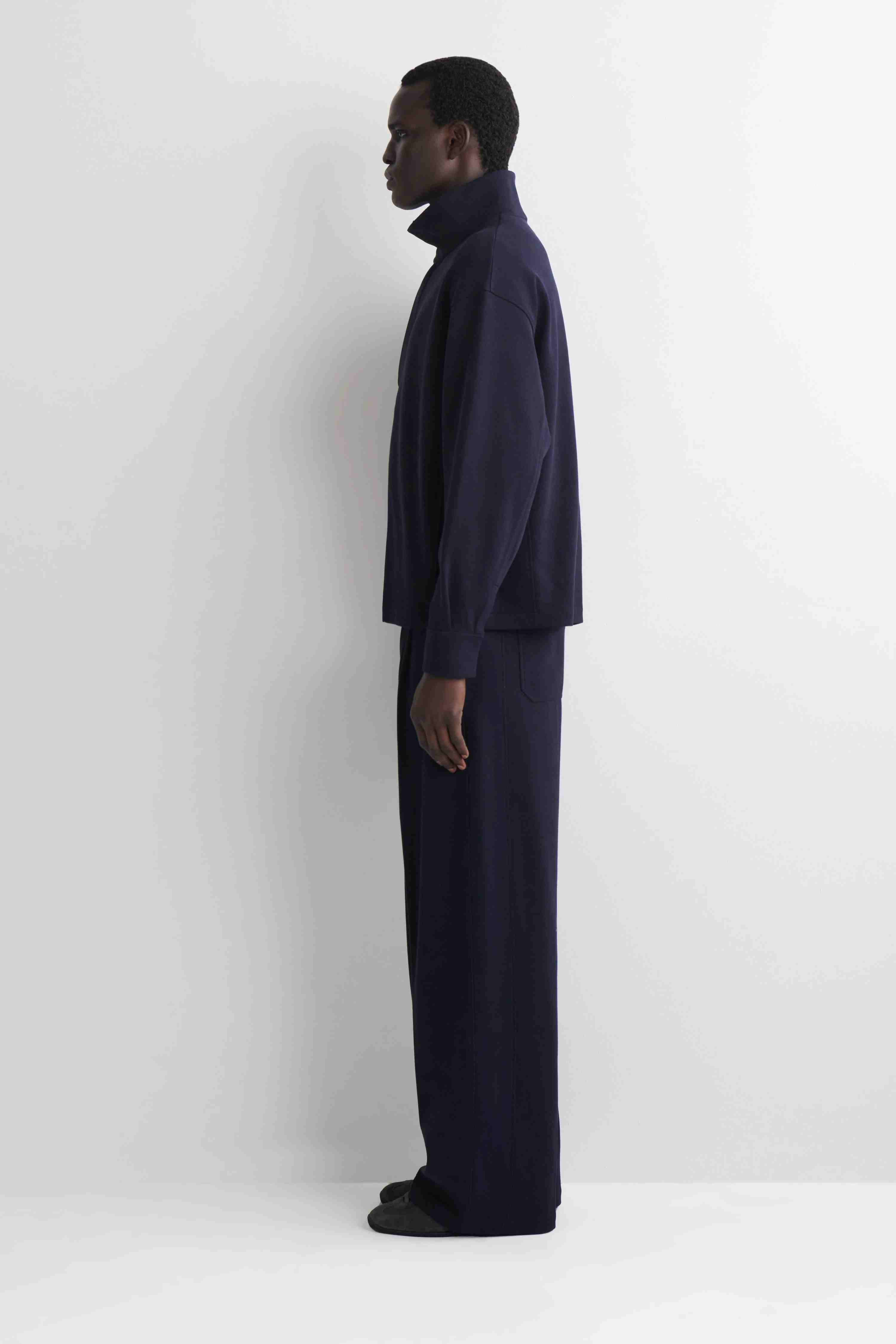 OVERSIZED WIDE-LEG JERSEY TROUSERS - 3
