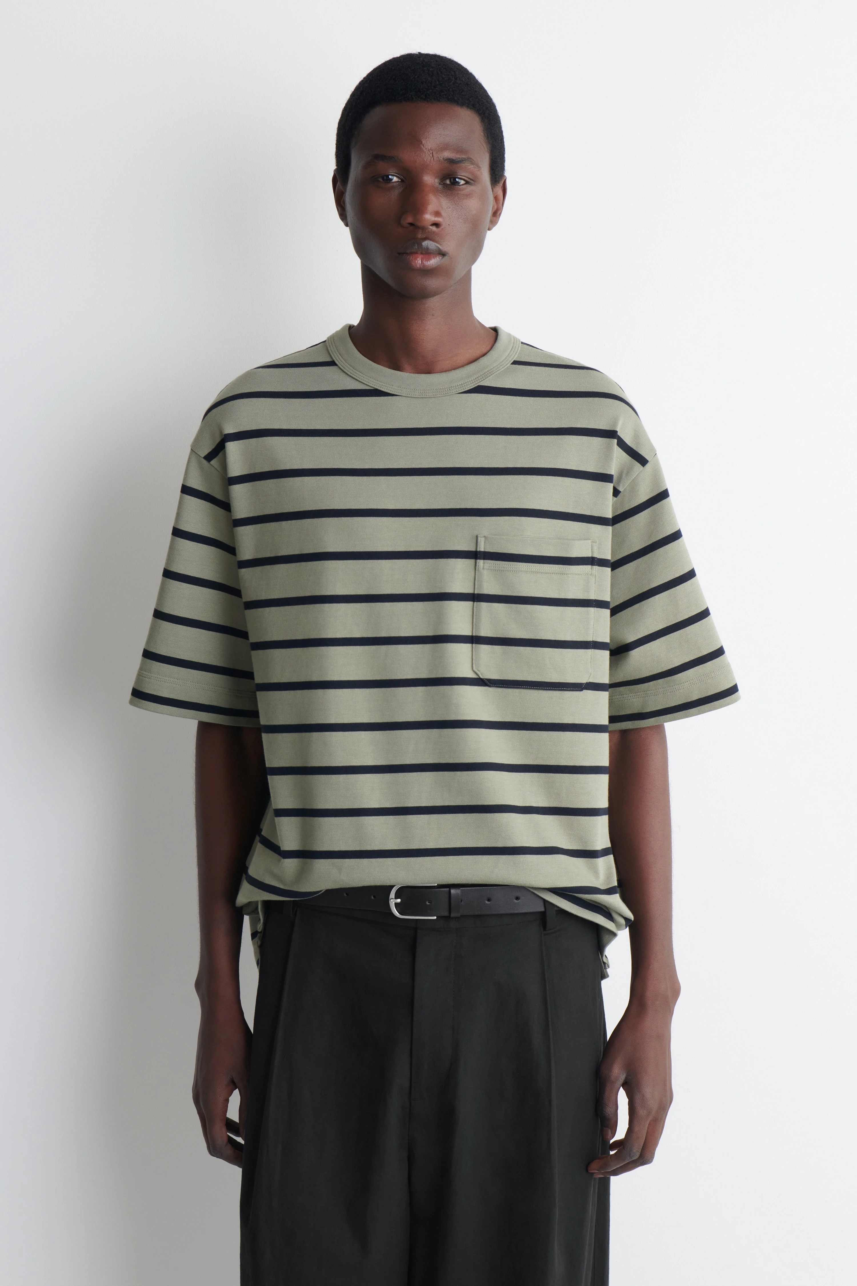 OVERSIZED POCKET-DETAIL T-SHIRT - 1
