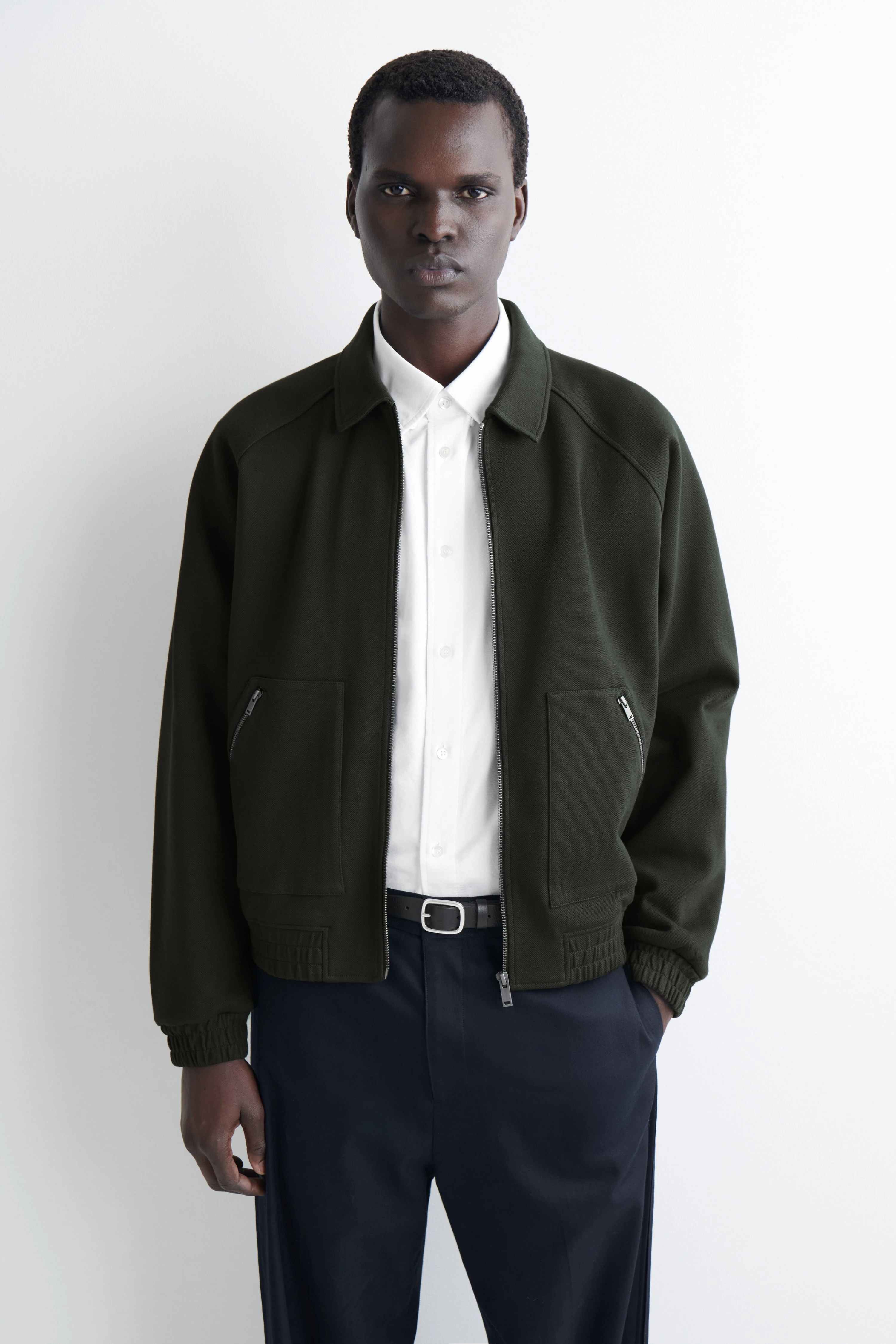 COTTON-JERSEY BOMBER JACKET - 3