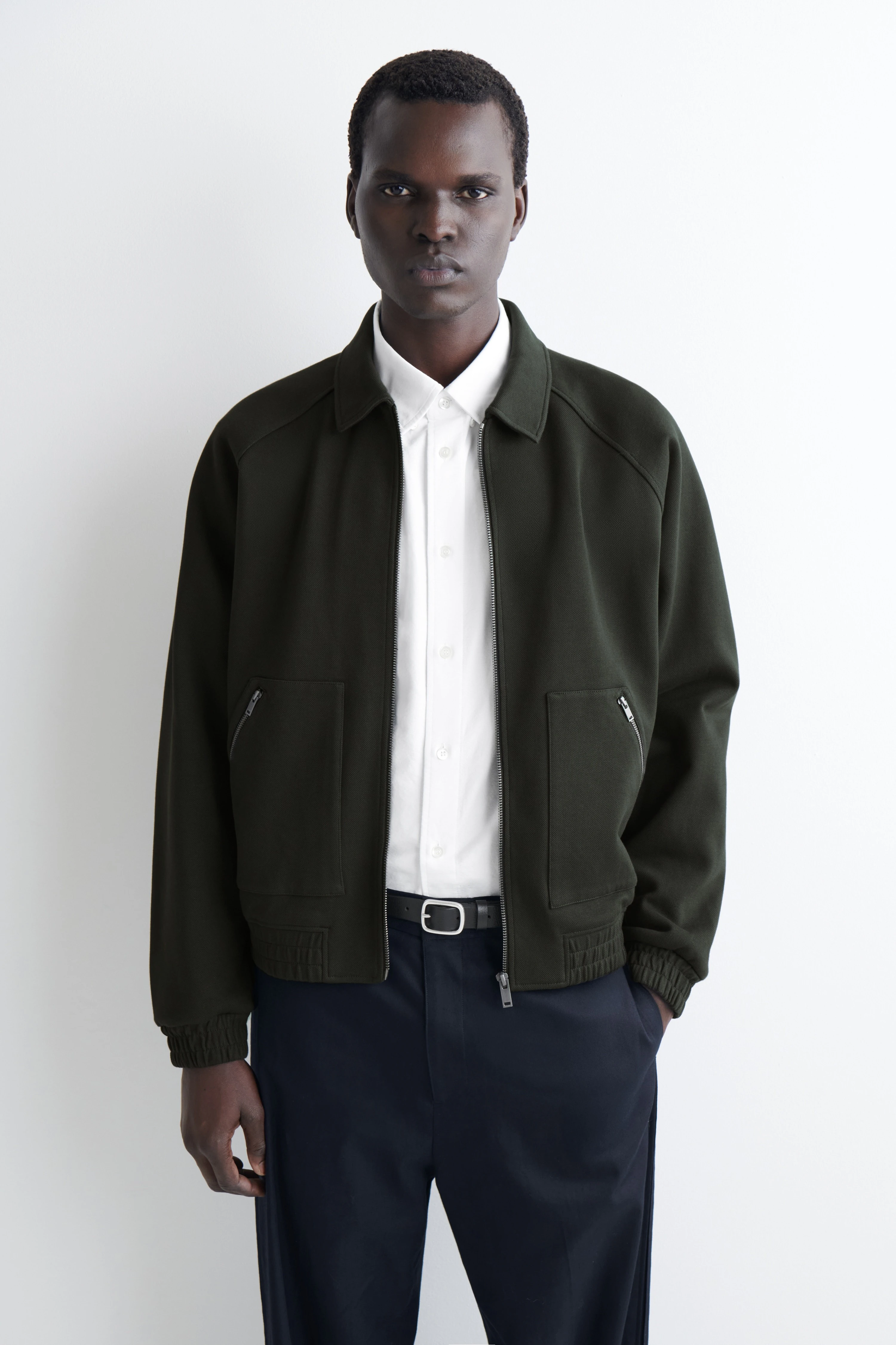 COTTON-JERSEY BOMBER JACKET - 3