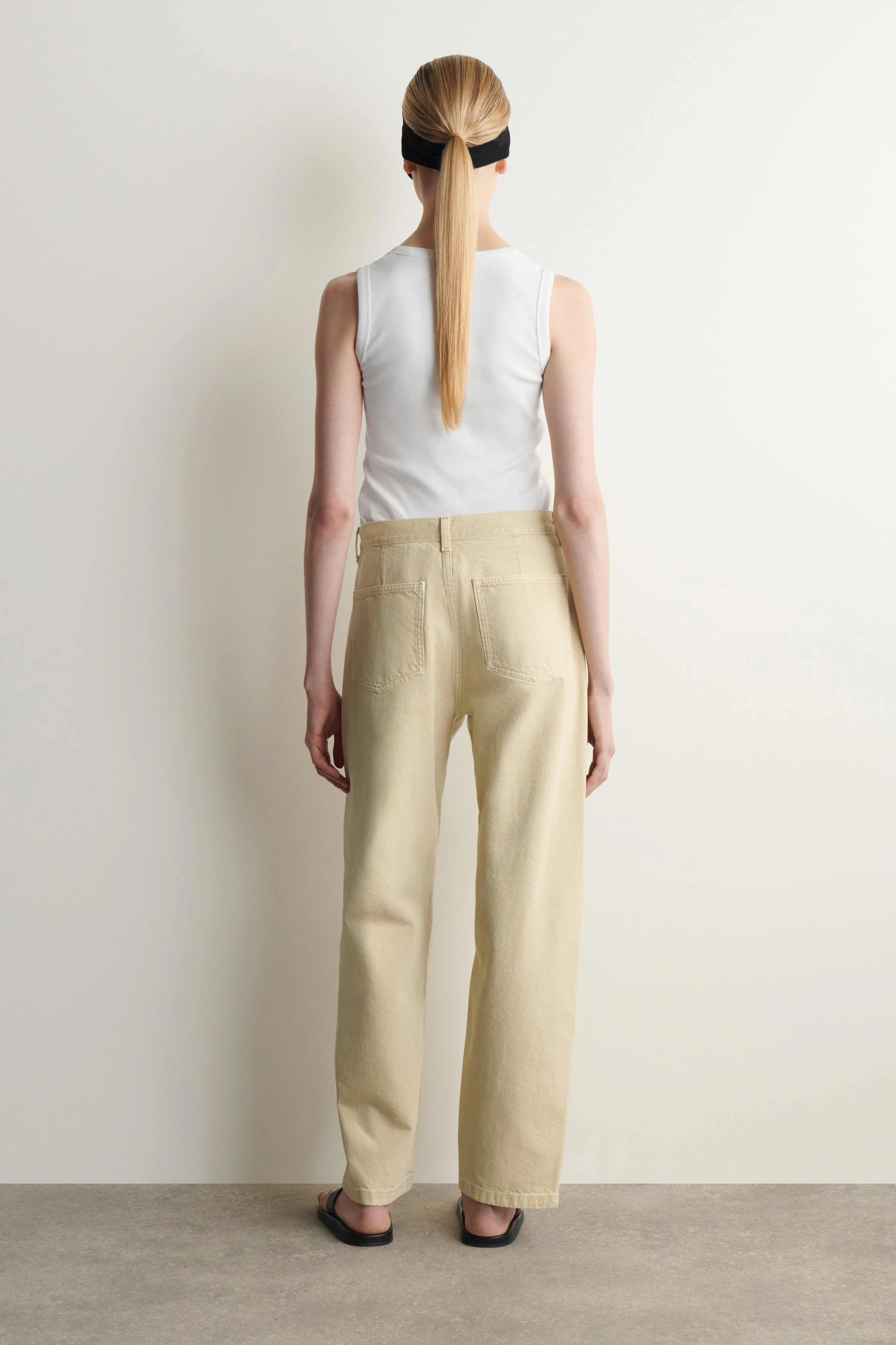 PATCH-POCKET STRAIGHT-LEG JEANS - 2