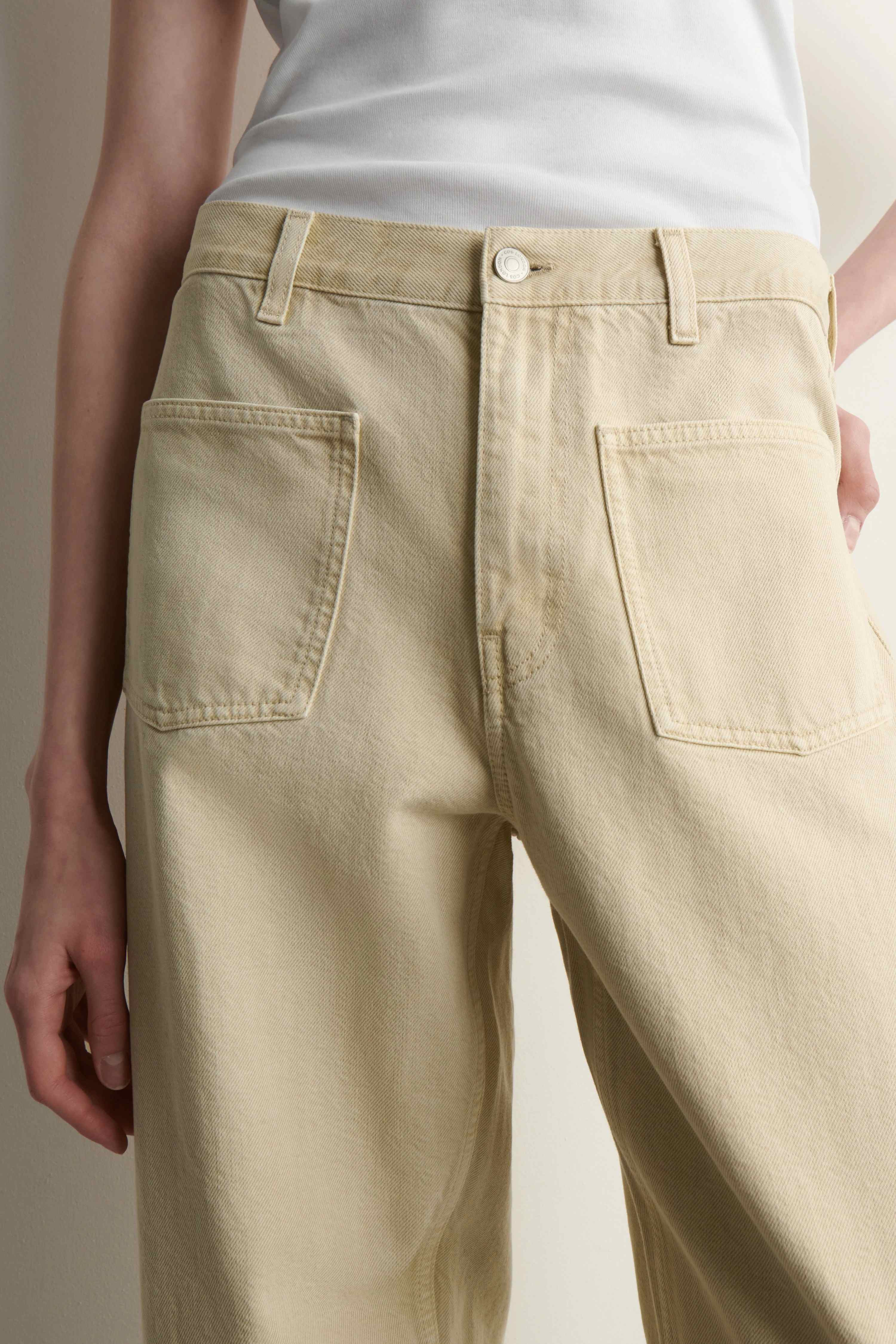 PATCH-POCKET STRAIGHT-LEG JEANS - 4