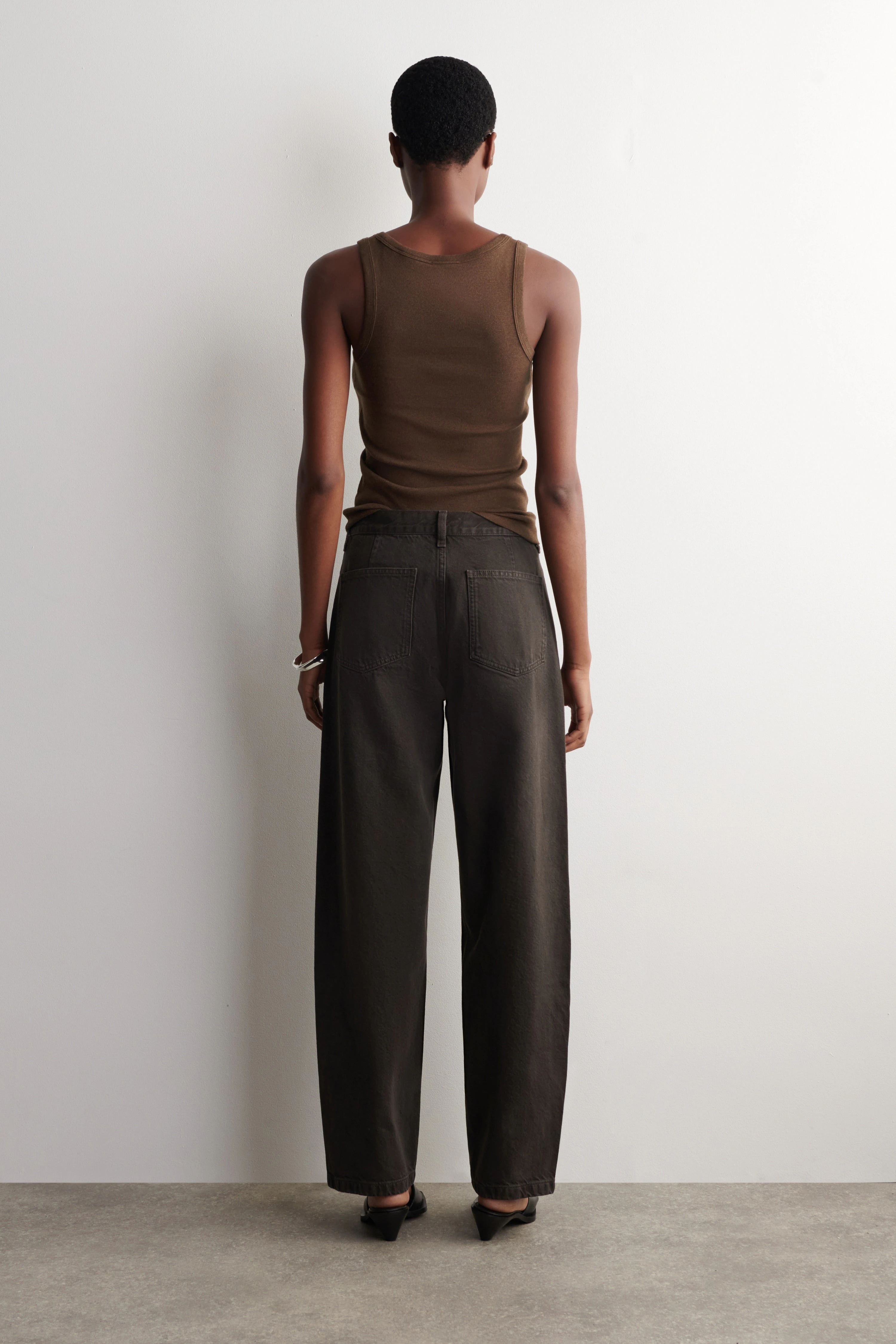 PATCH-POCKET STRAIGHT-LEG JEANS