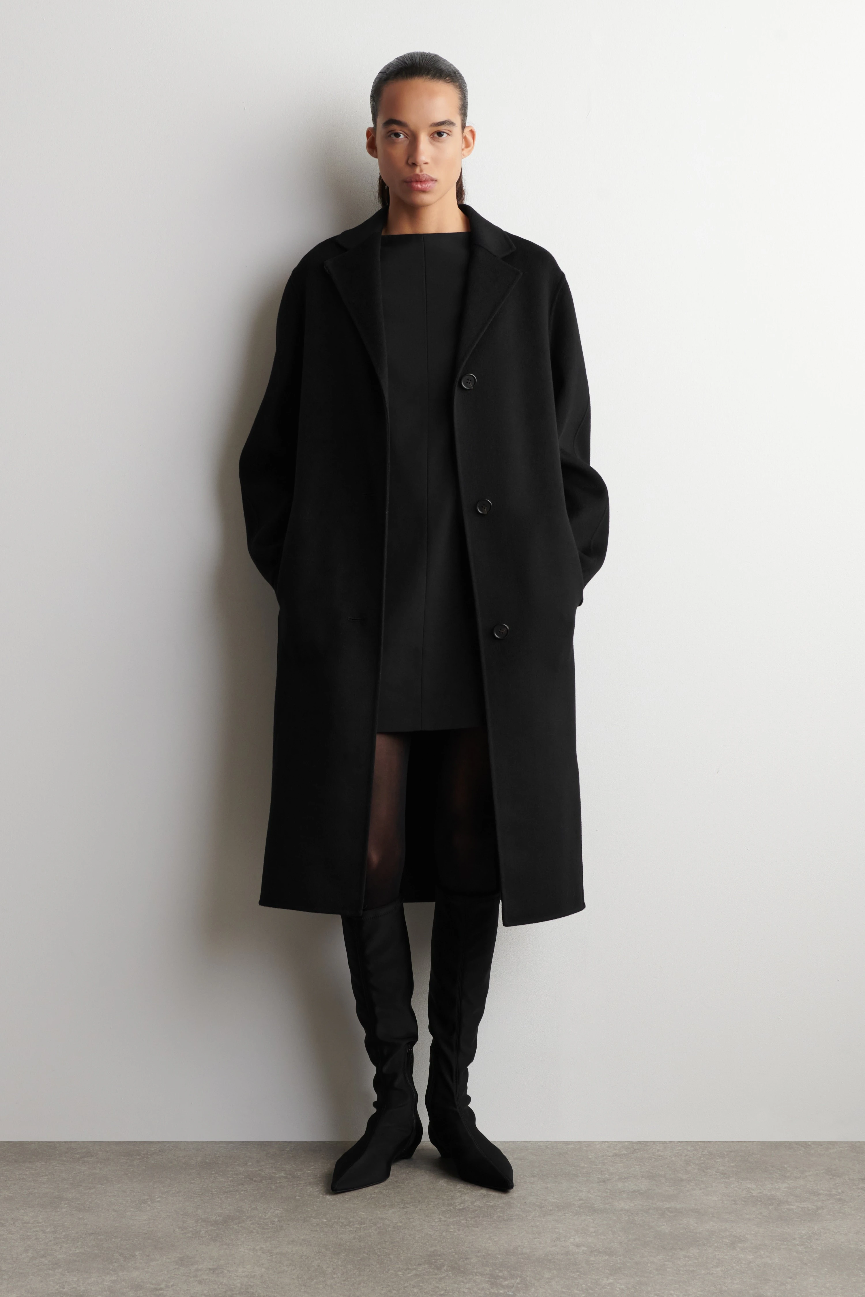 TAILORED MERINO WOOL-BLEND MINI DRESS - 3