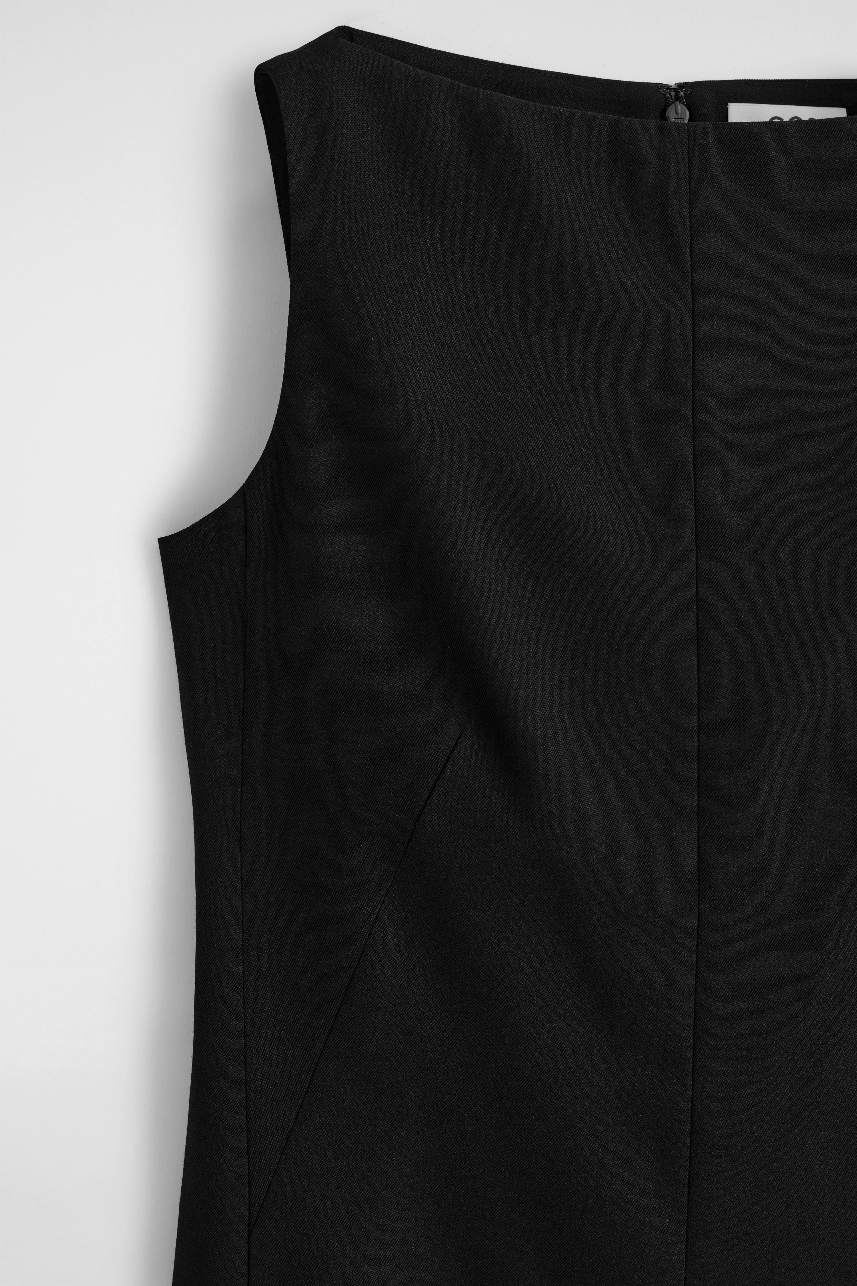 TAILORED MERINO WOOL-BLEND MINI DRESS - 7
