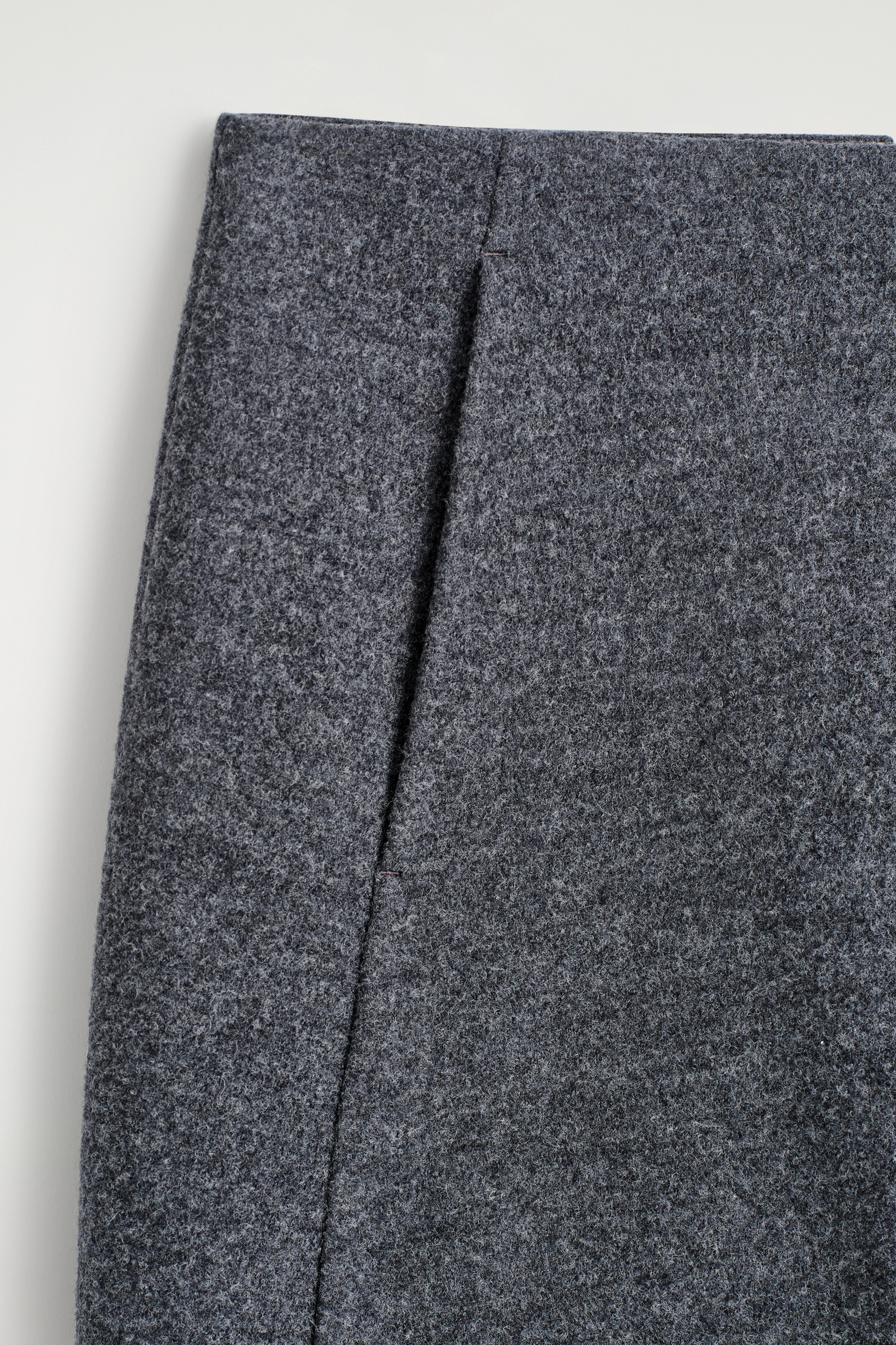 BOILED MERINO WOOL MINI SKIRT - 7