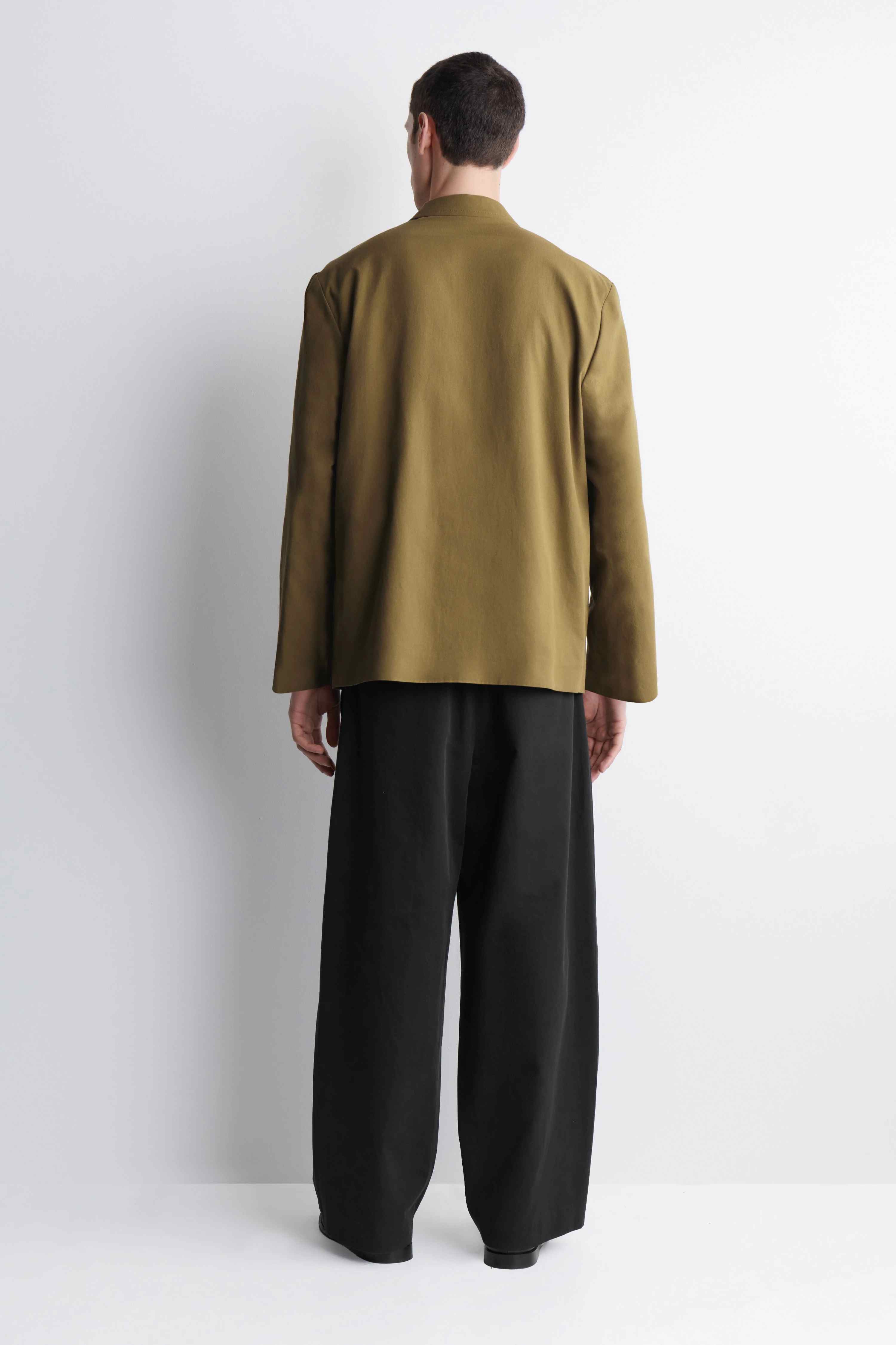 UNSTRUCTURED COTTON BLAZER - 2