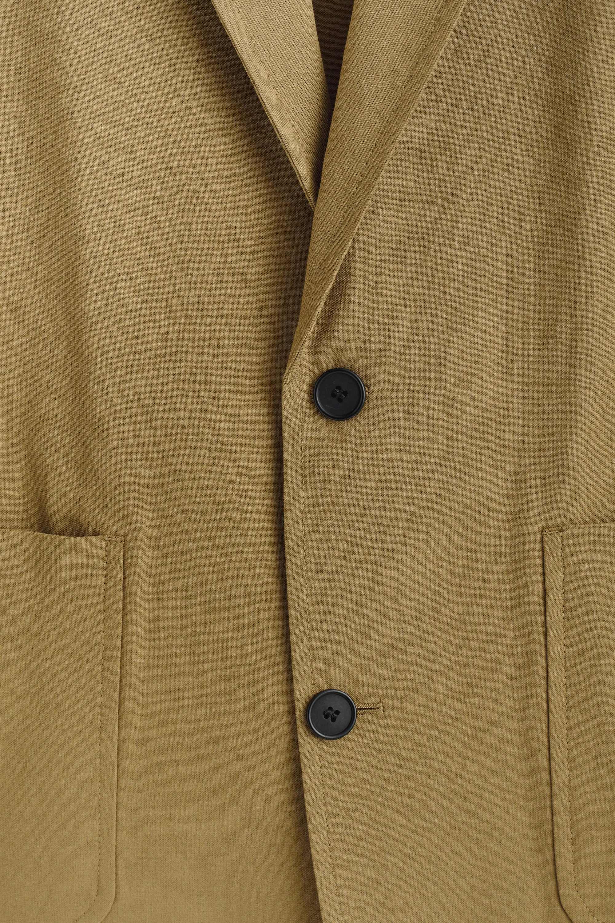 UNSTRUCTURED COTTON BLAZER - 7