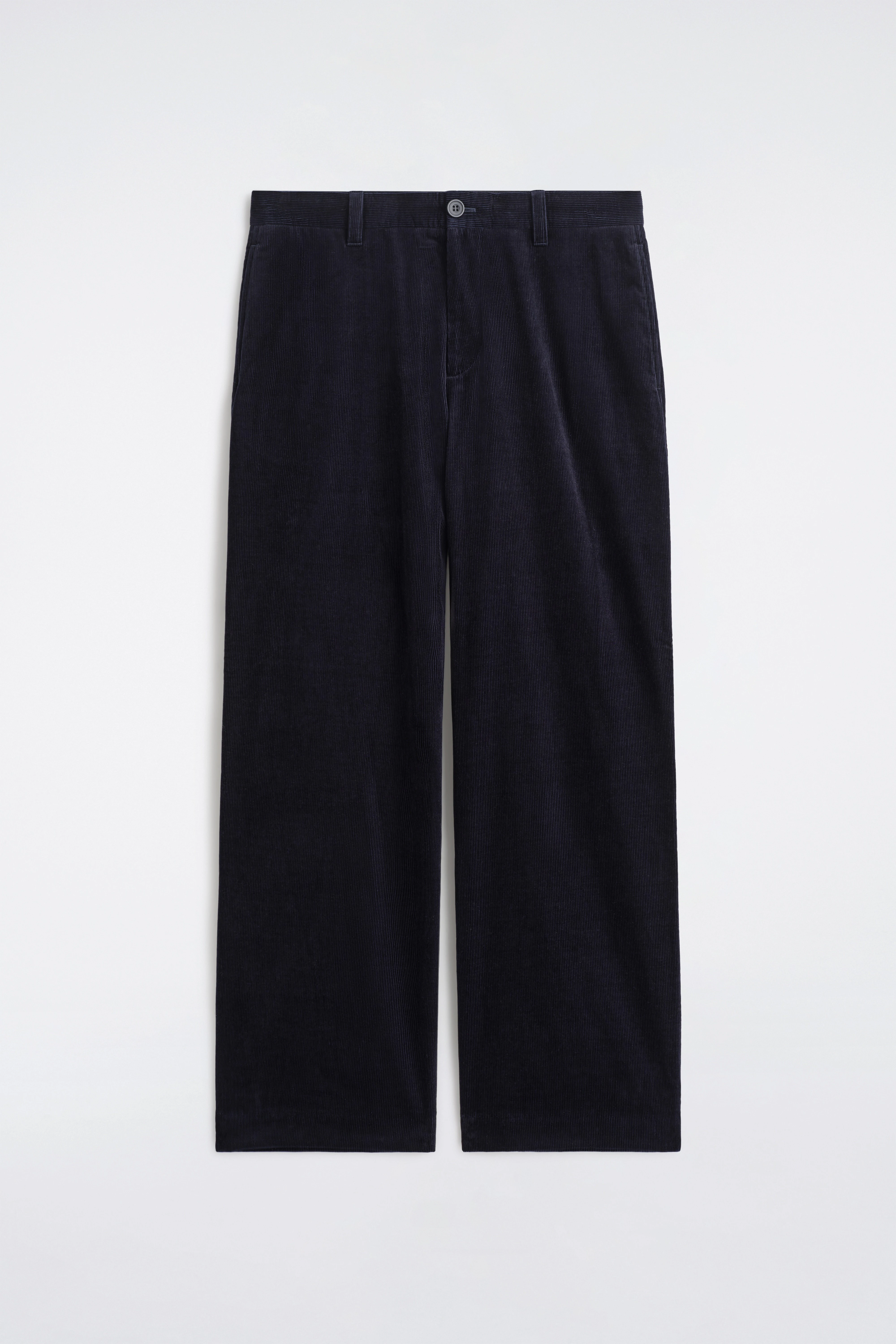 CORDUROY RELAXED-FIT WIDE-LEG TROUSERS - 1