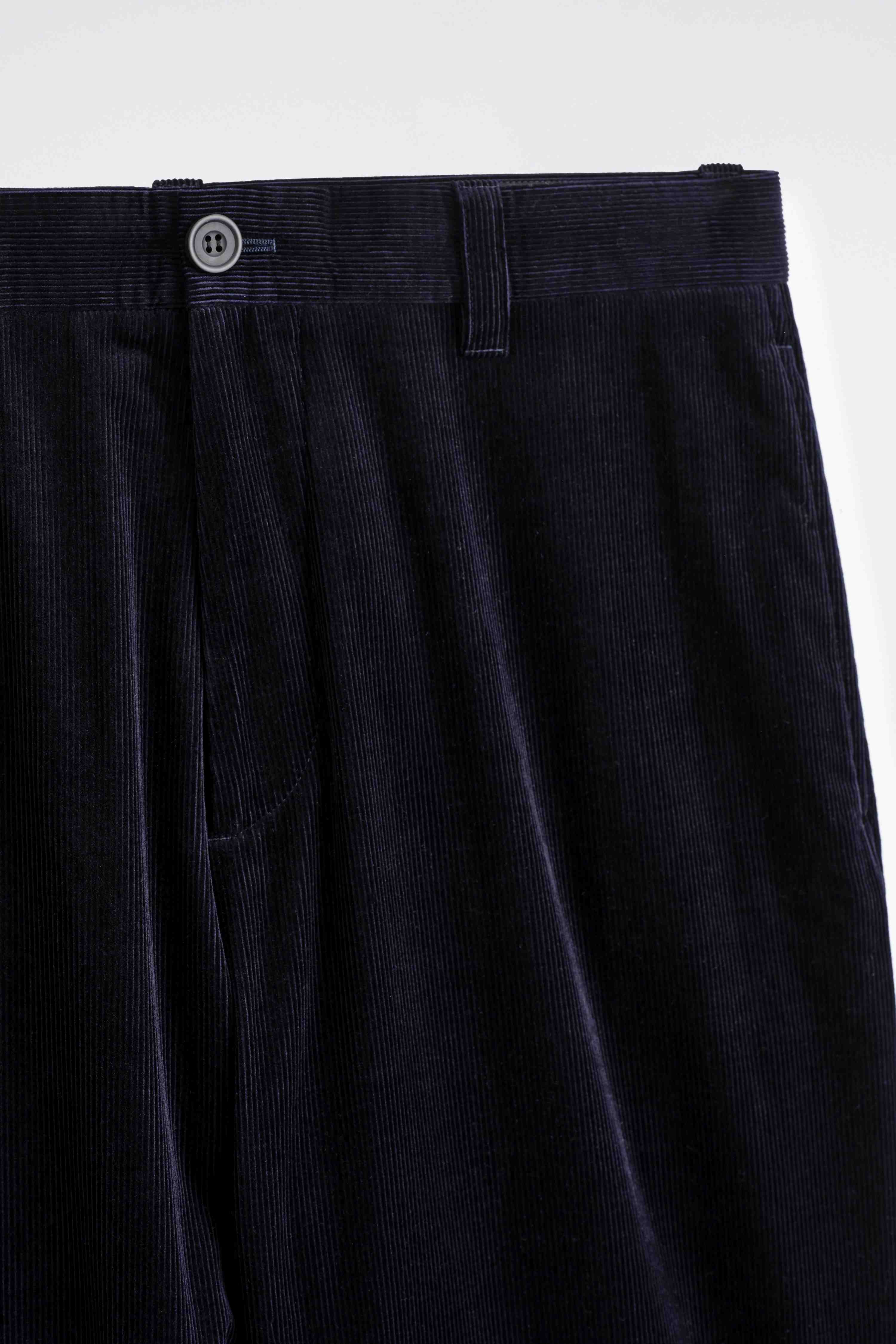 CORDUROY RELAXED-FIT WIDE-LEG TROUSERS - 2