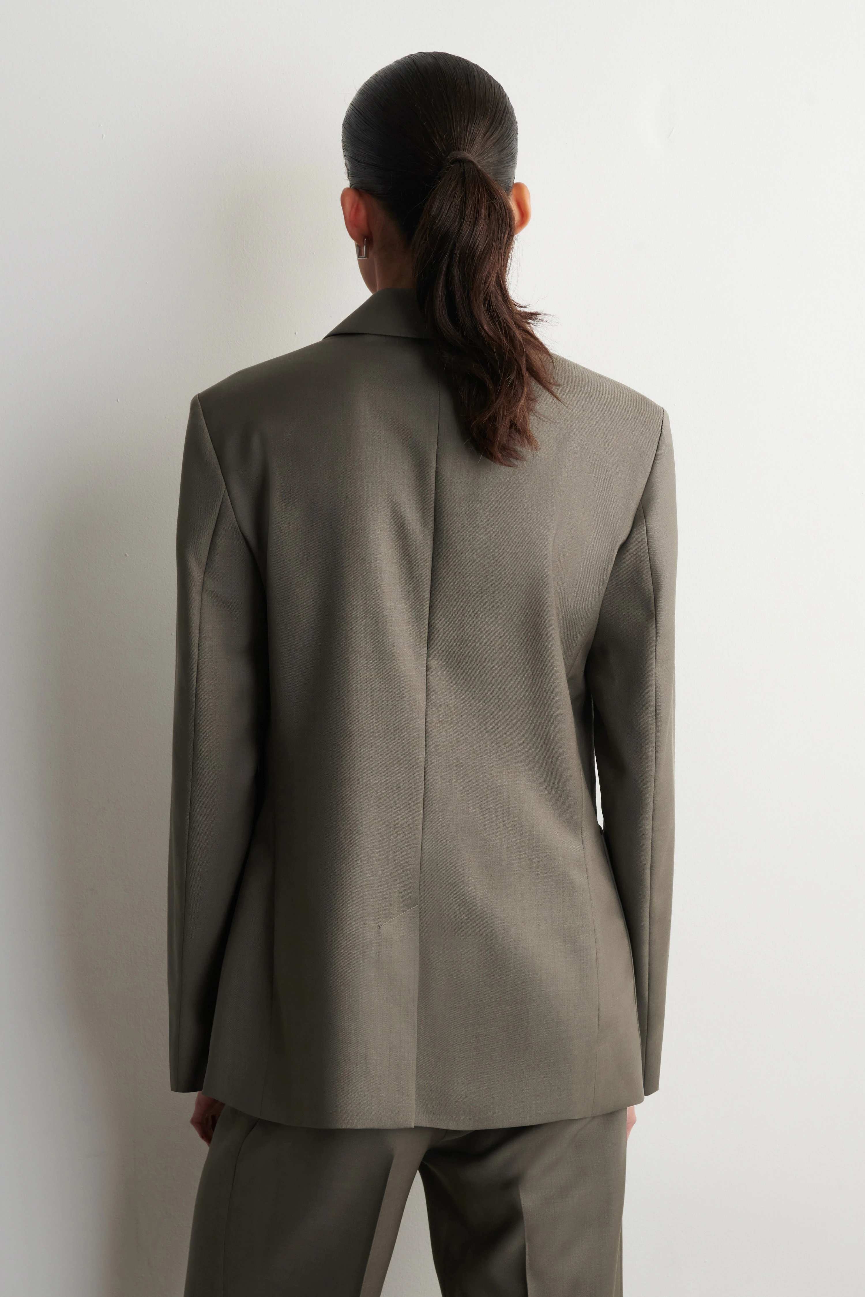DOUBLE-BREASTED WOOL-TWILL BLAZER - 2