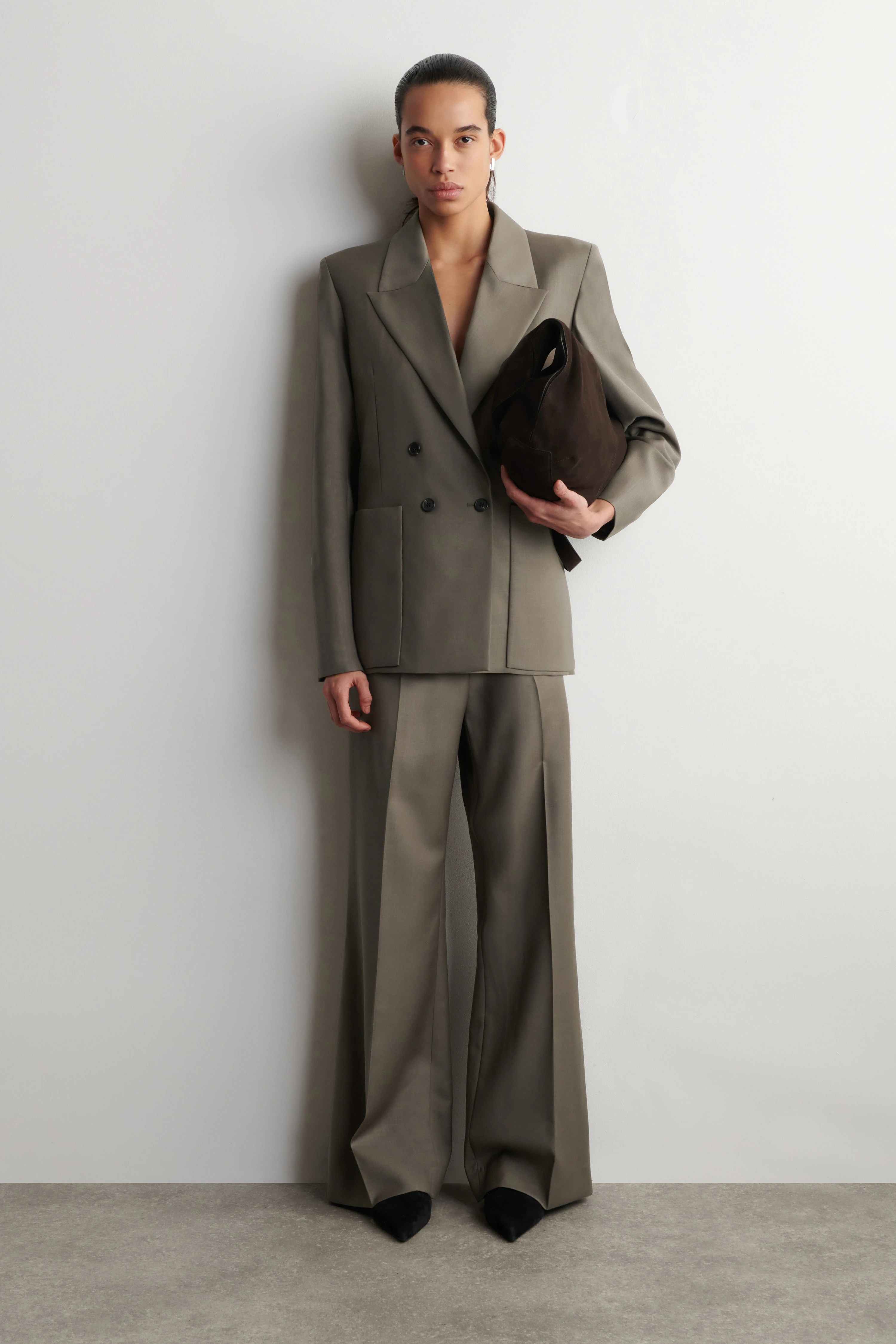DOUBLE-BREASTED WOOL-TWILL BLAZER - 3